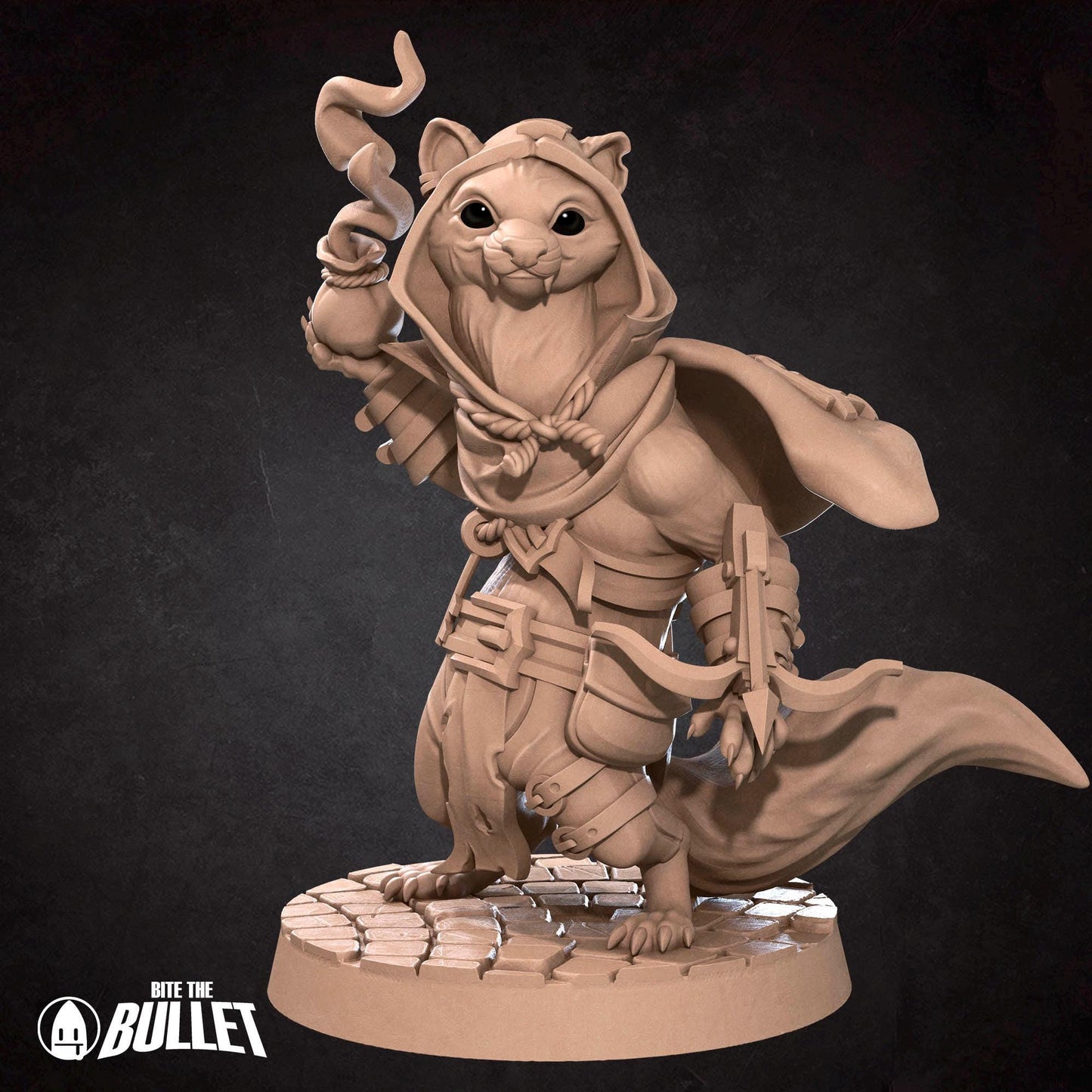Ferretfolk Rogue | Grove Haven | Bite The Bullet | 35mm Scale | Resin Printed Tabletop RPG Miniature Figures | DND | 5E