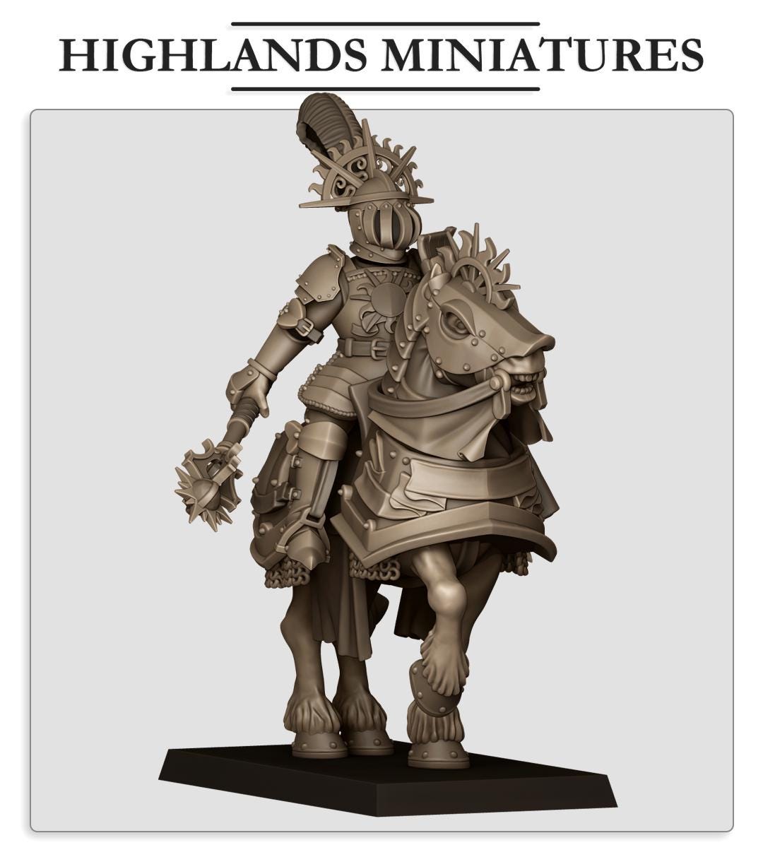 Sunland Golden Flames Elector | Sunland | Highland Miniatures | 32mm Scale Resin Tabletop RPG Figures for Roleplaying and Wargaming