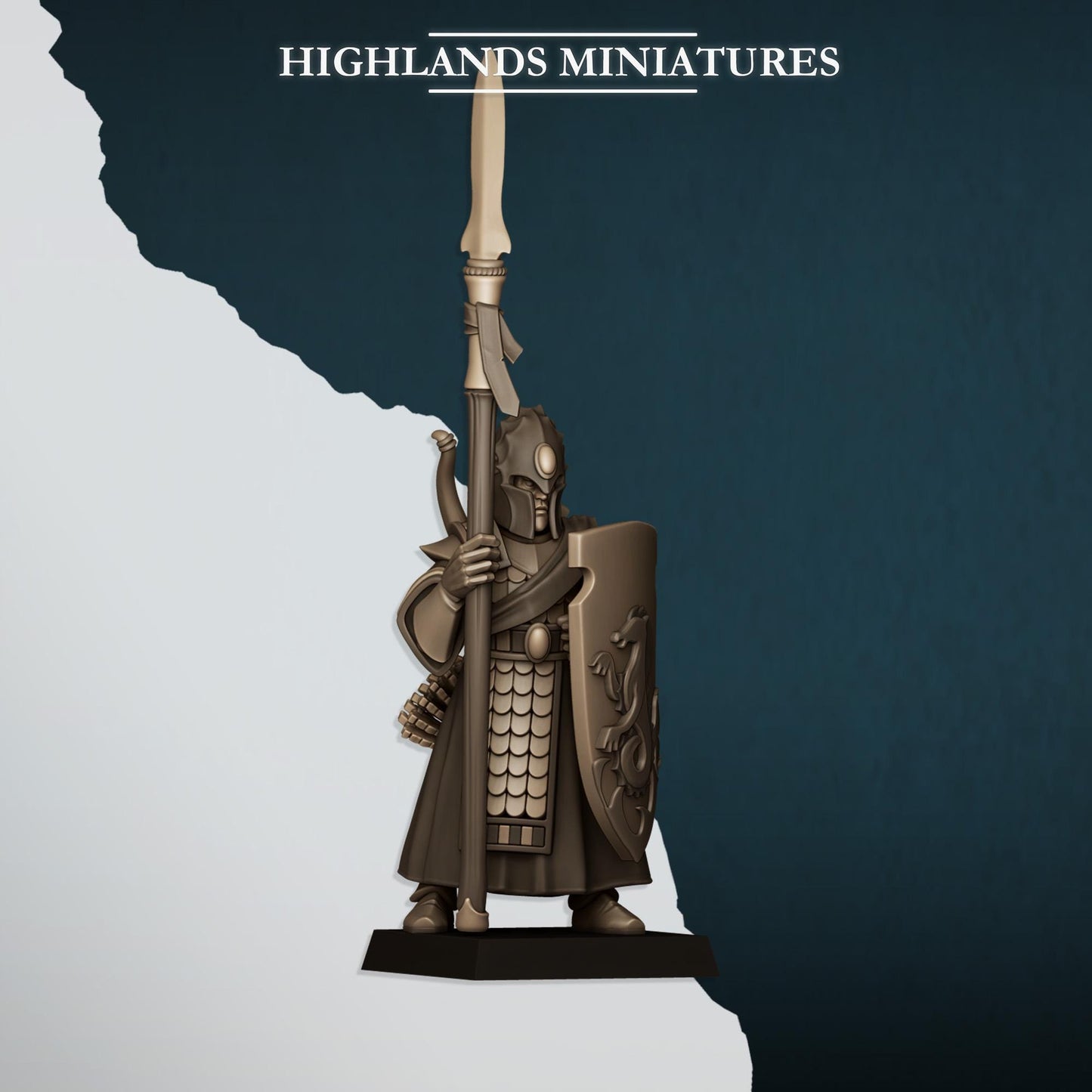 Aegean Sea Guard | Aegean Elves | Highland Miniatures | 32mm Scale Resin Tabletop RPG Figures for Roleplaying and Wargaming