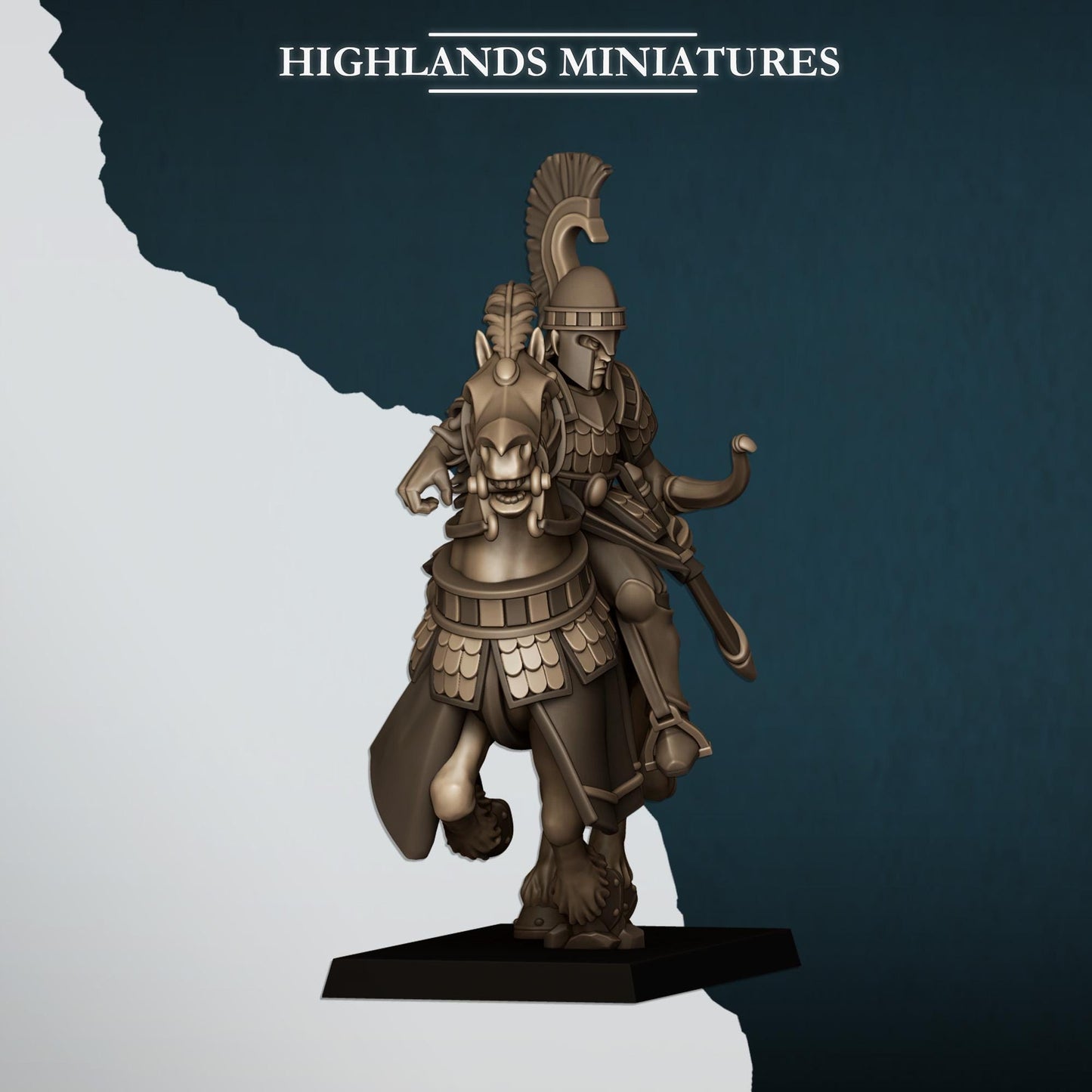 Aegean Sea Hippeis | Aegean Elves | Highland Miniatures | 32mm Scale Resin Tabletop RPG Figures for Roleplaying and Wargaming