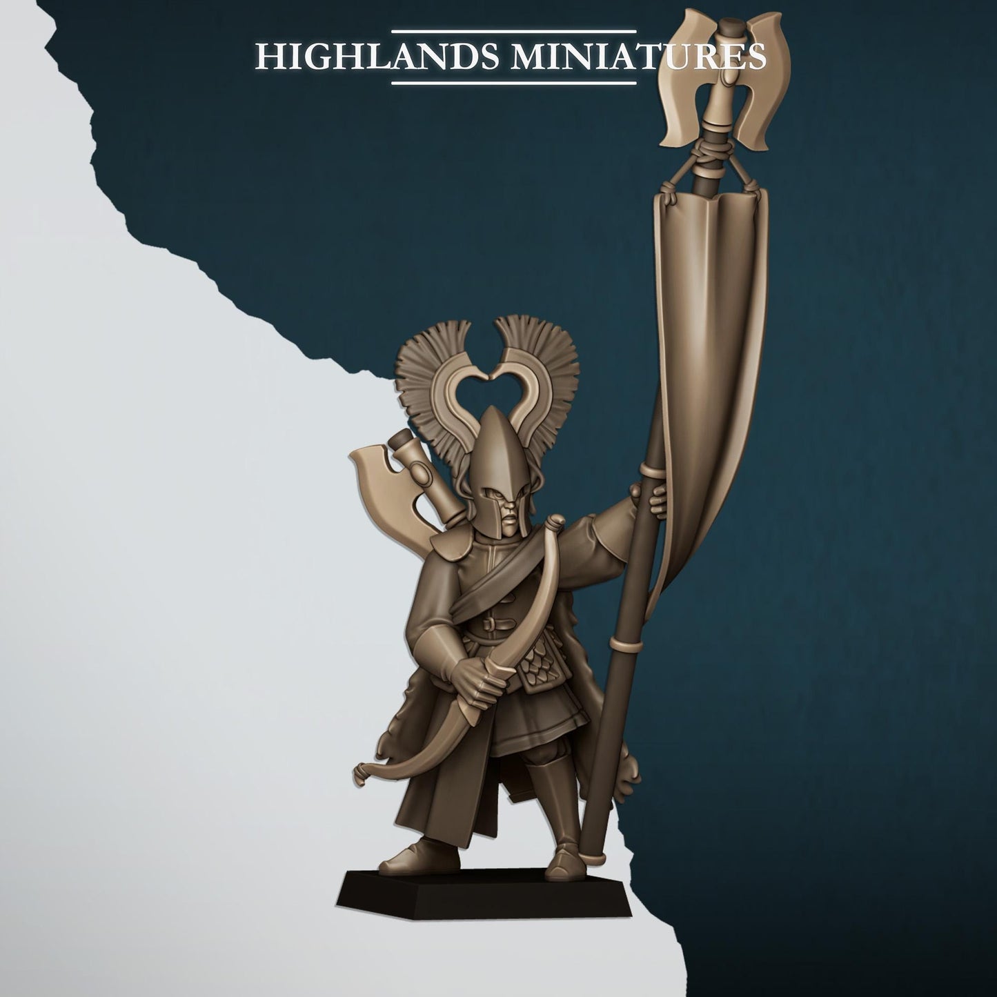 Nemean Lions With Bows | Nemean | Highland Miniatures | 32mm Scale Resin Tabletop RPG Figures for Roleplaying and Wargaming