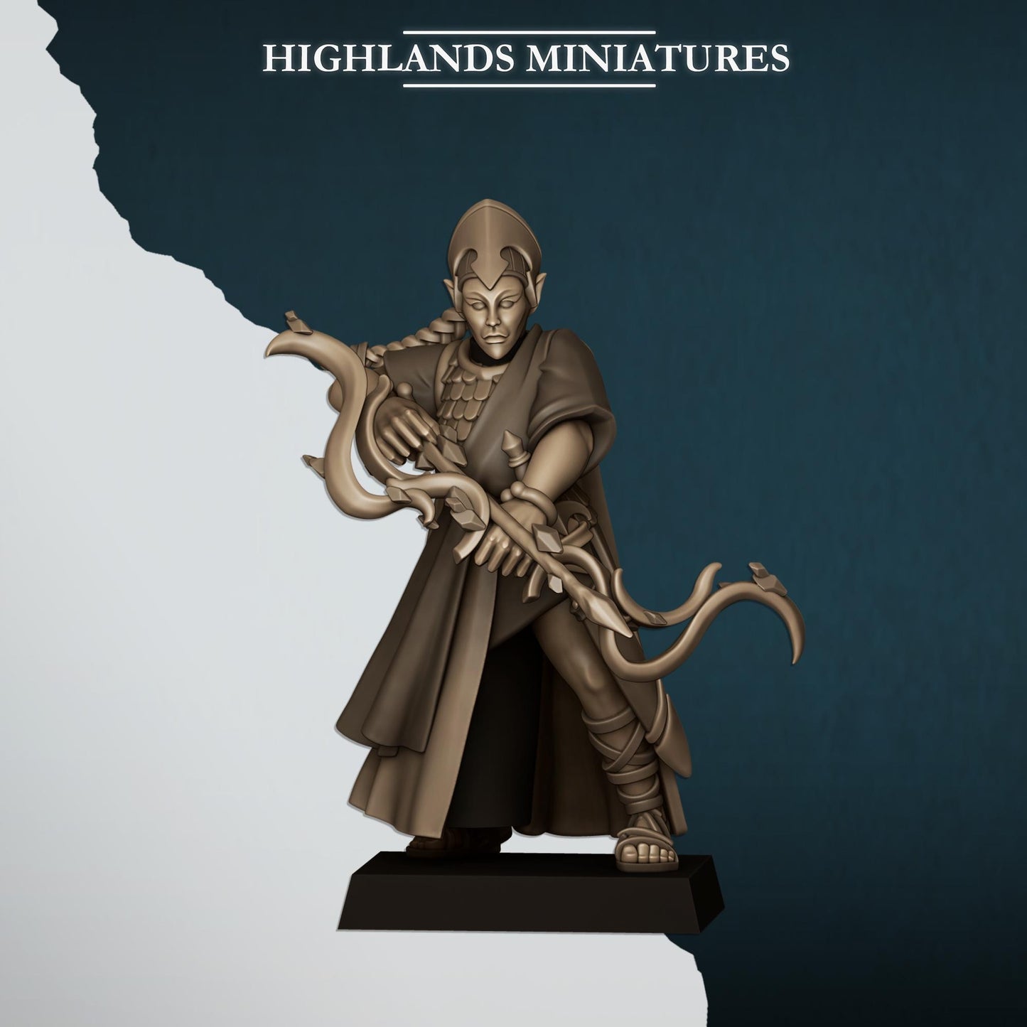Aegean Maids | Aegean Elves | Highland Miniatures | 32mm Scale Resin Tabletop RPG Figures for Roleplaying and Wargaming