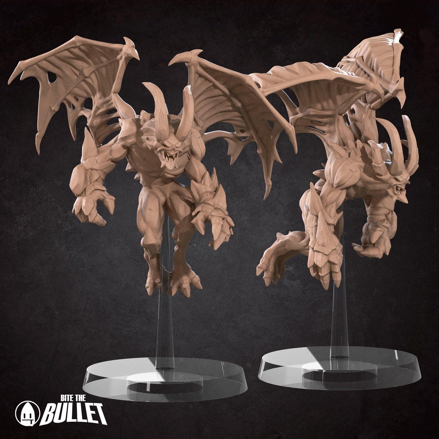 Gargoyle Minions | Iconic Monsters | Bite The Bullet | 35mm Scale | Resin Printed Tabletop RPG Miniature Figures | DND | 5E