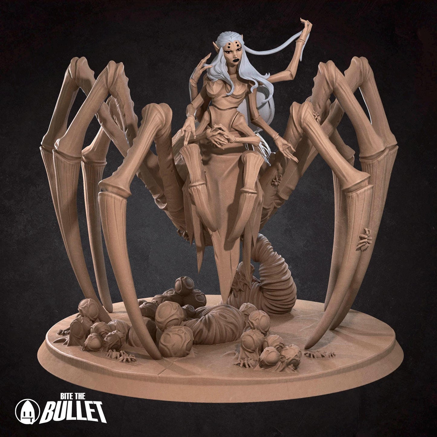 Lolth | Iconic Monsters | Bite The Bullet | 35mm Scale | Resin Printed Tabletop RPG Miniature Figures | DND | 5E