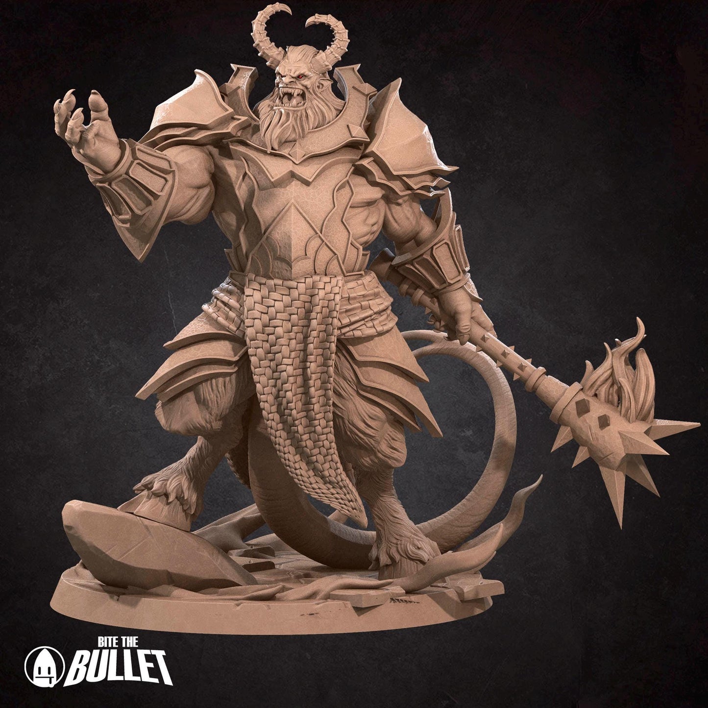 Fire Hellion | Iconic Monsters | Bite The Bullet | 35mm Scale | Resin Printed Tabletop RPG Miniature Figures | DND | 5E