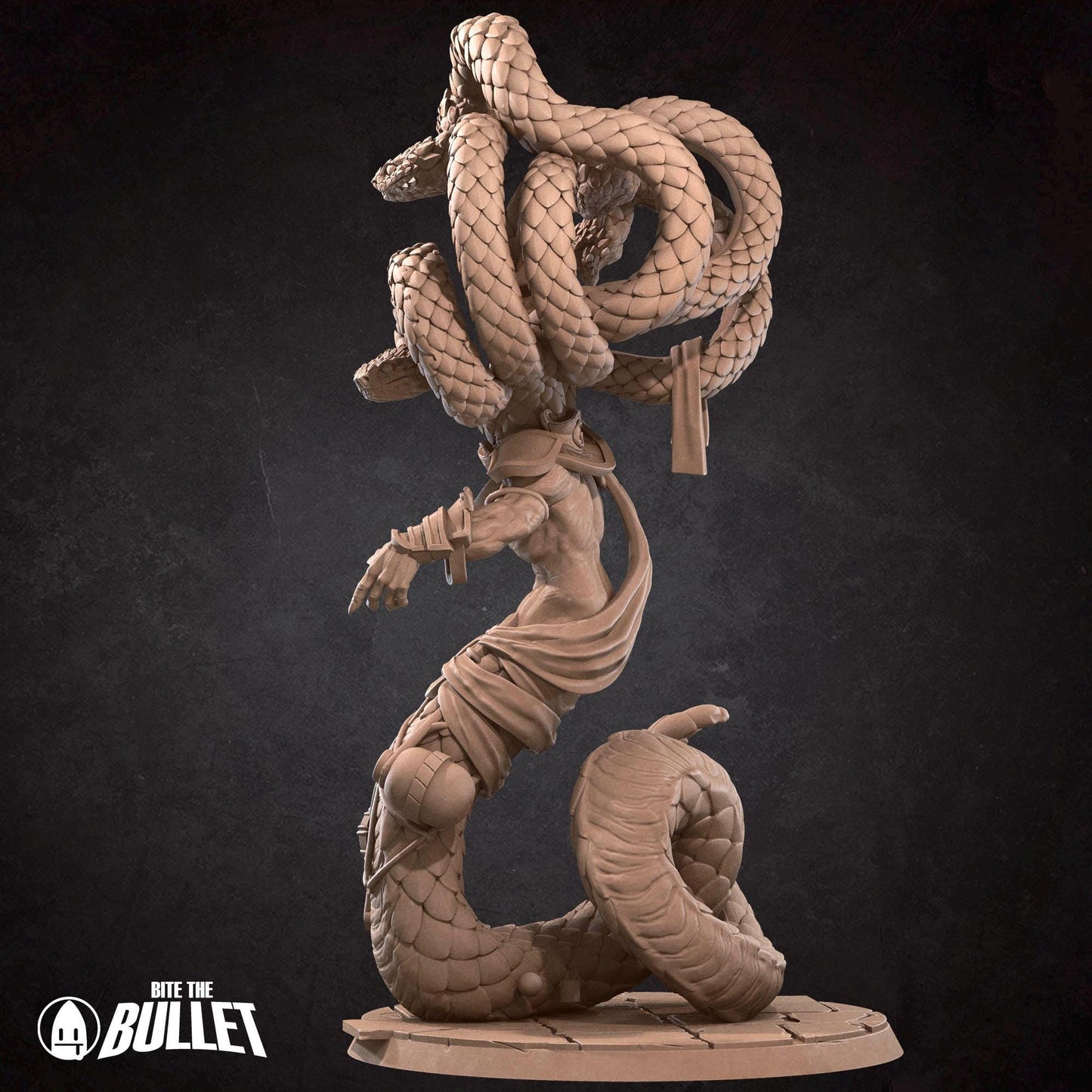 Yuan Ti Anathema | Iconic Monsters | Bite The Bullet | 35mm Scale | Resin Printed Tabletop RPG Miniature Figures | DND | 5E