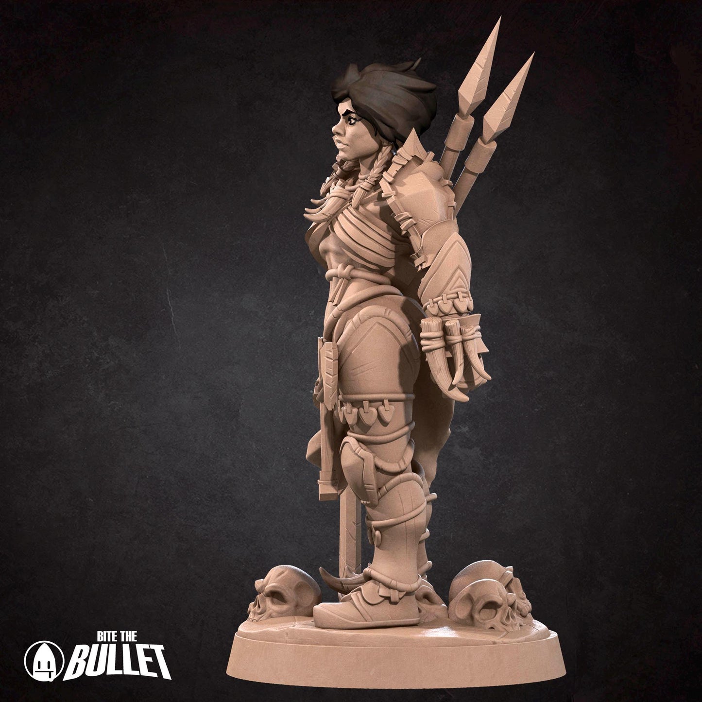 Human Barbarian | Iconic Heroes | Bite The Bullet | 35mm Scale | Resin Printed Tabletop RPG Miniature Figures | DND | 5E