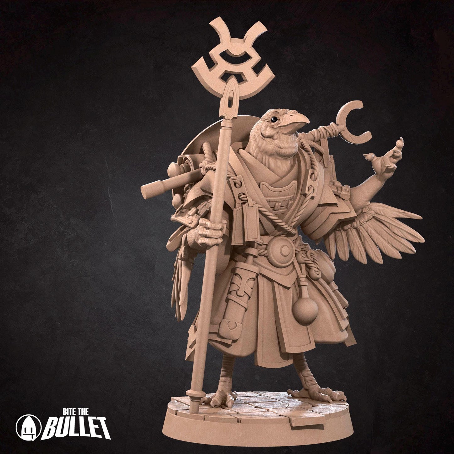 Tengu Oracle | Iconic Heroes | Bite The Bullet | 35mm Scale | Resin Printed Tabletop RPG Miniature Figures | DND | 5E