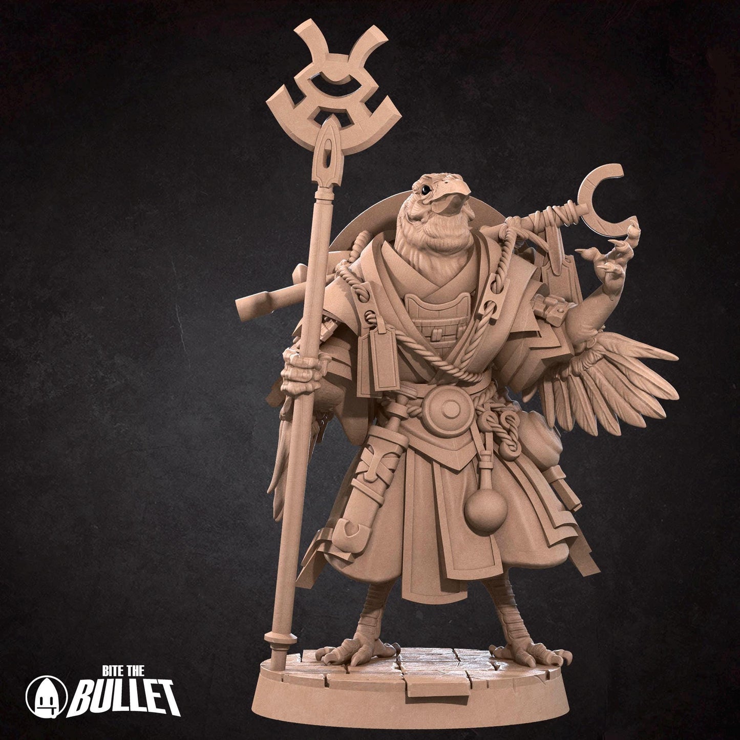 Tengu Oracle | Iconic Heroes | Bite The Bullet | 35mm Scale | Resin Printed Tabletop RPG Miniature Figures | DND | 5E