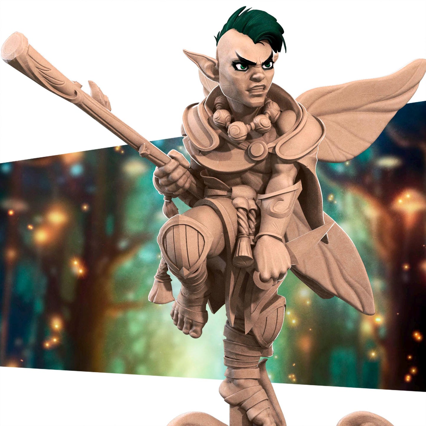 Pixie Monk | Pixies | Bite The Bullet | 35mm Scale | Resin Printed Tabletop RPG Miniature Figures | DND | 5E