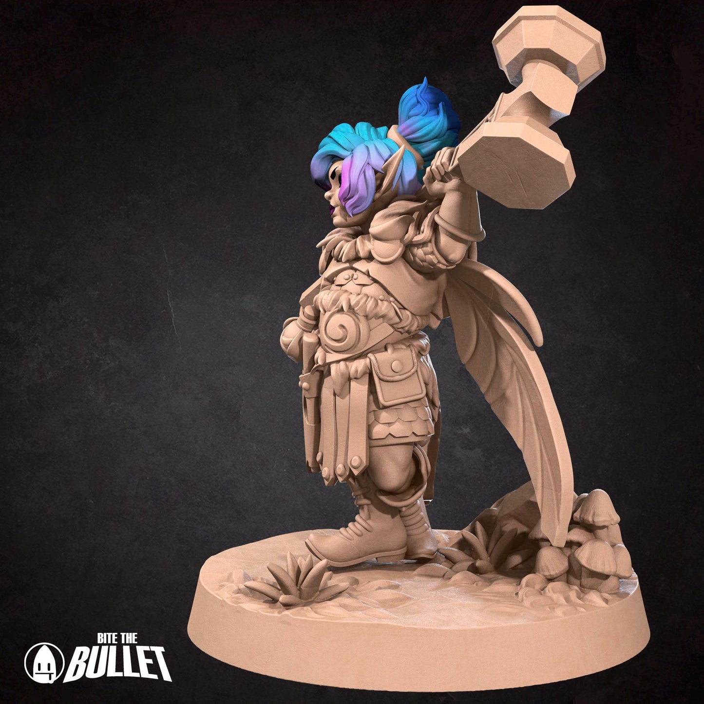 Pixie Warrior | Pixies | Bite The Bullet | 35mm Scale | Resin Printed Tabletop RPG Miniature Figures | DND | 5E