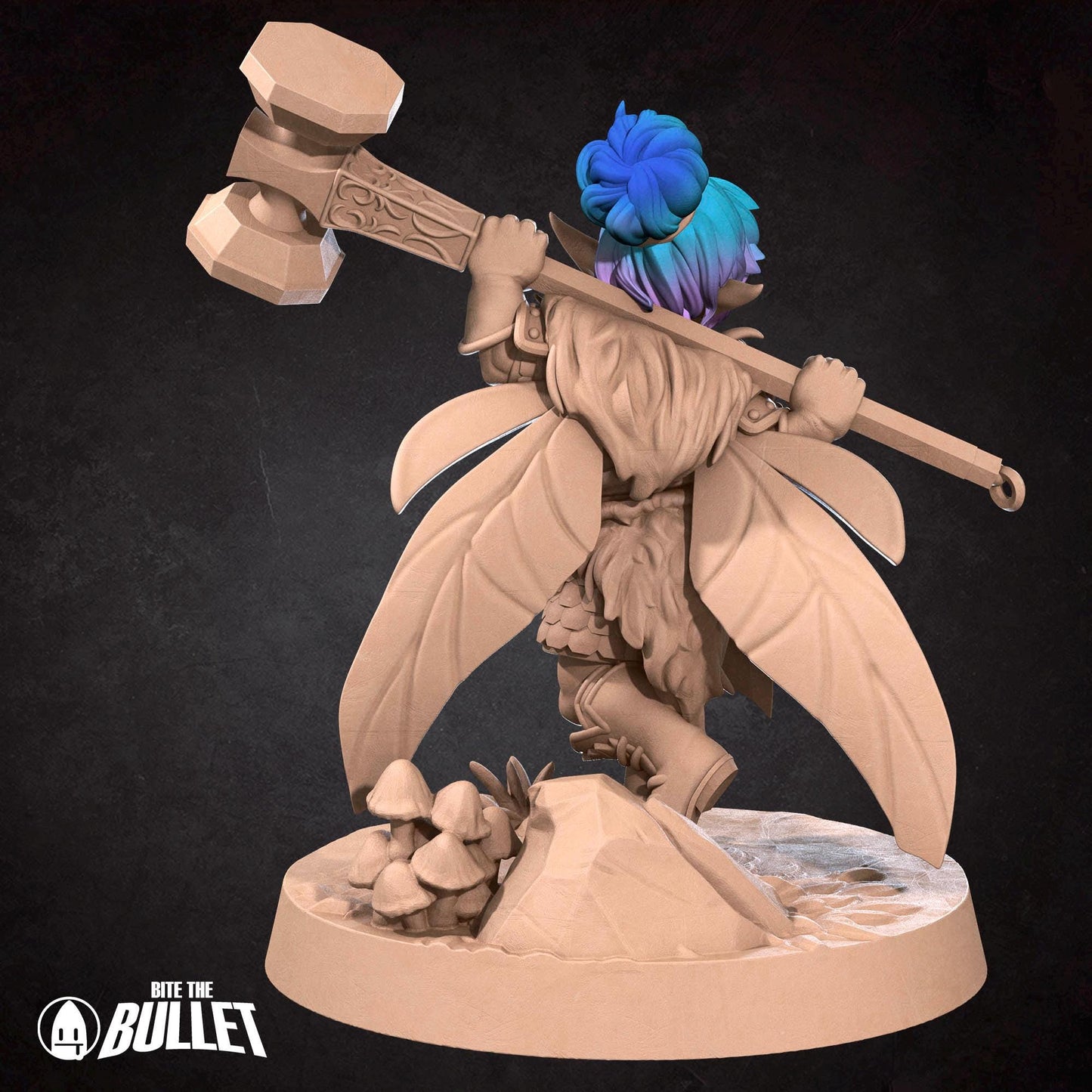 Pixie Warrior | Pixies | Bite The Bullet | 35mm Scale | Resin Printed Tabletop RPG Miniature Figures | DND | 5E