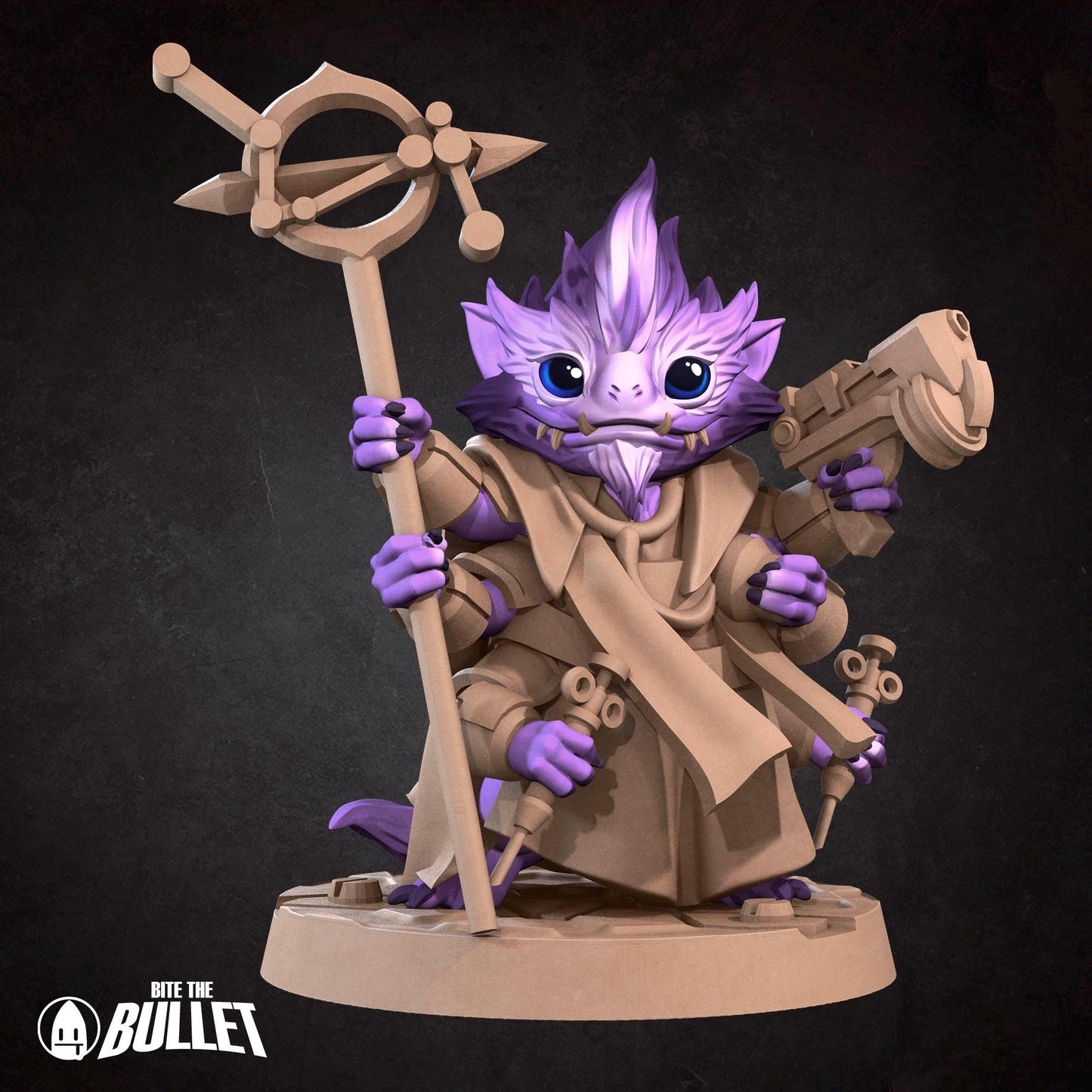 Furblin Biohacker | Bullet Galaxy | Bite The Bullet | 35mm Scale | Resin Printed Tabletop RPG Miniature Figures | DND | 5E