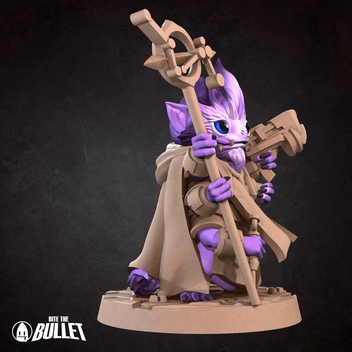Furblin Biohacker | Bullet Galaxy | Bite The Bullet | 35mm Scale | Resin Printed Tabletop RPG Miniature Figures | DND | 5E
