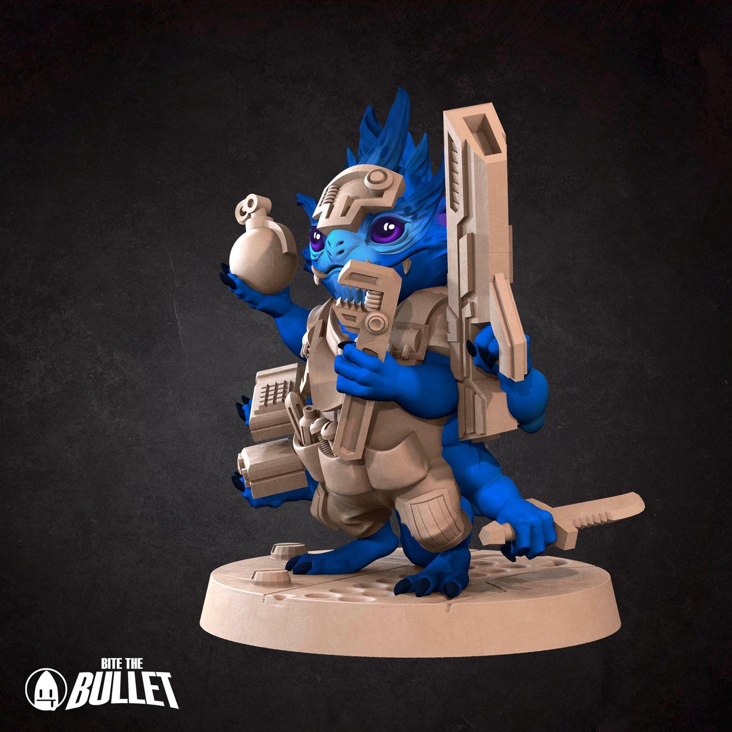 Furblin Mechanic | Bullet Galaxy | Bite The Bullet | 35mm Scale | Resin Printed Tabletop RPG Miniature Figures | DND | 5E