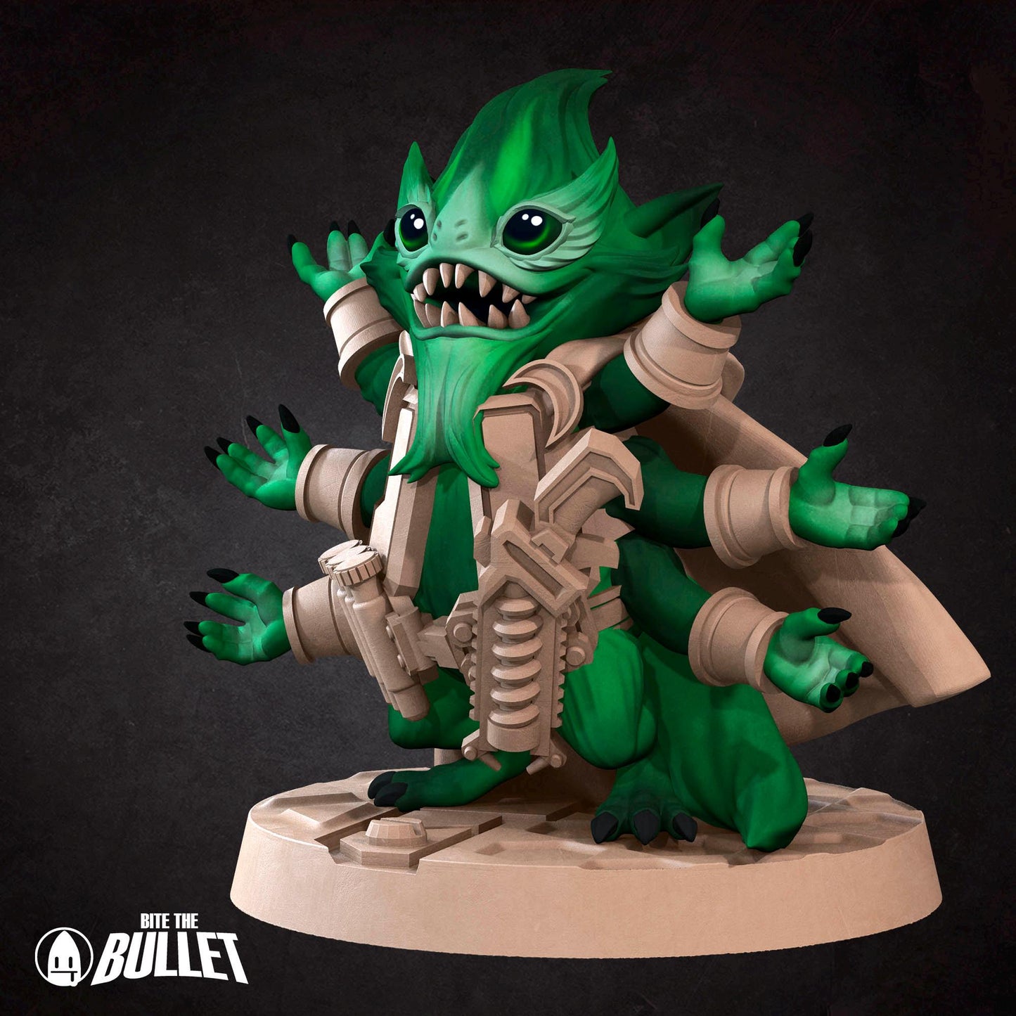 Furblin Soldier | Bullet Galaxy | Bite The Bullet | 35mm Scale | Resin Printed Tabletop RPG Miniature Figures | DND | 5E