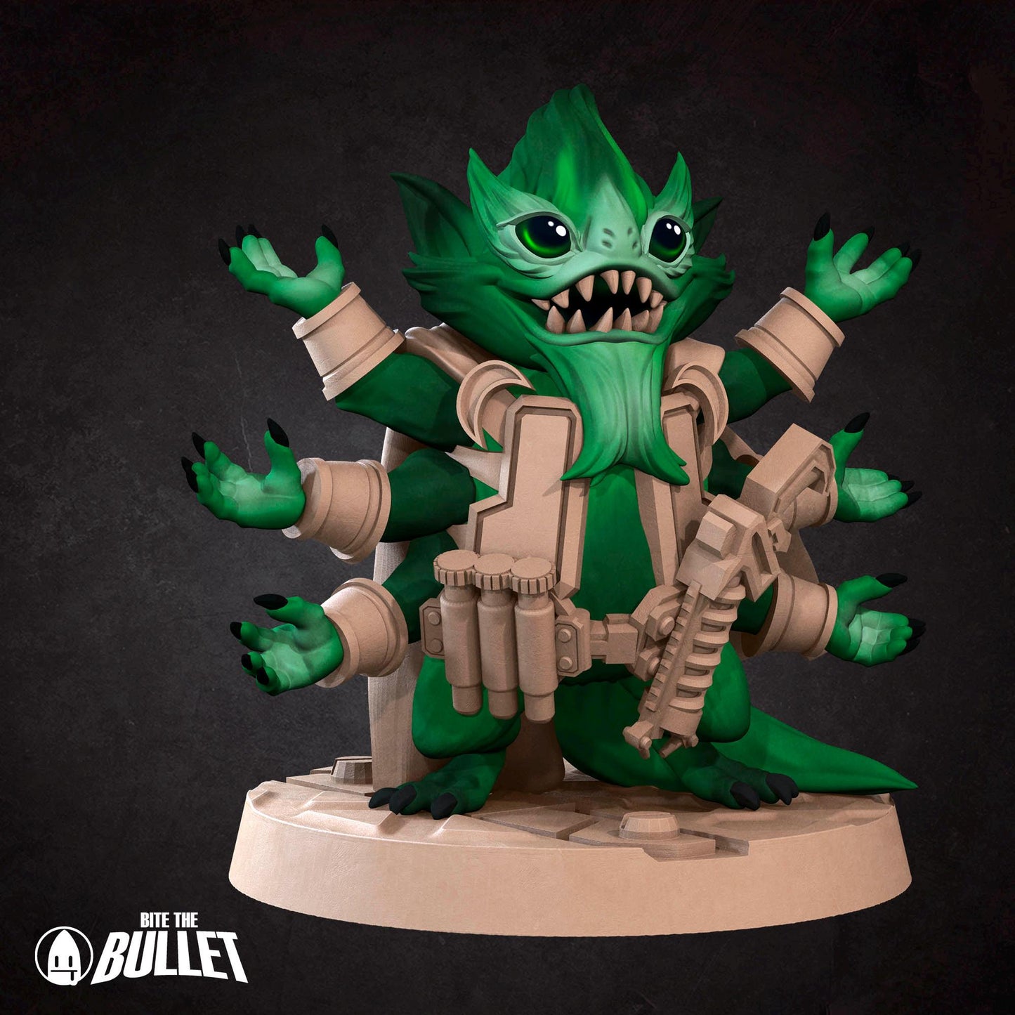 Furblin Soldier | Bullet Galaxy | Bite The Bullet | 35mm Scale | Resin Printed Tabletop RPG Miniature Figures | DND | 5E