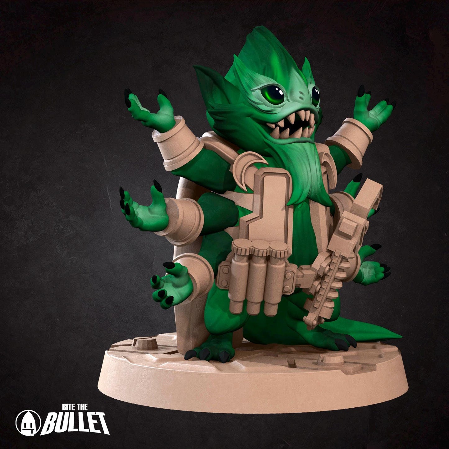 Furblin Soldier | Bullet Galaxy | Bite The Bullet | 35mm Scale | Resin Printed Tabletop RPG Miniature Figures | DND | 5E