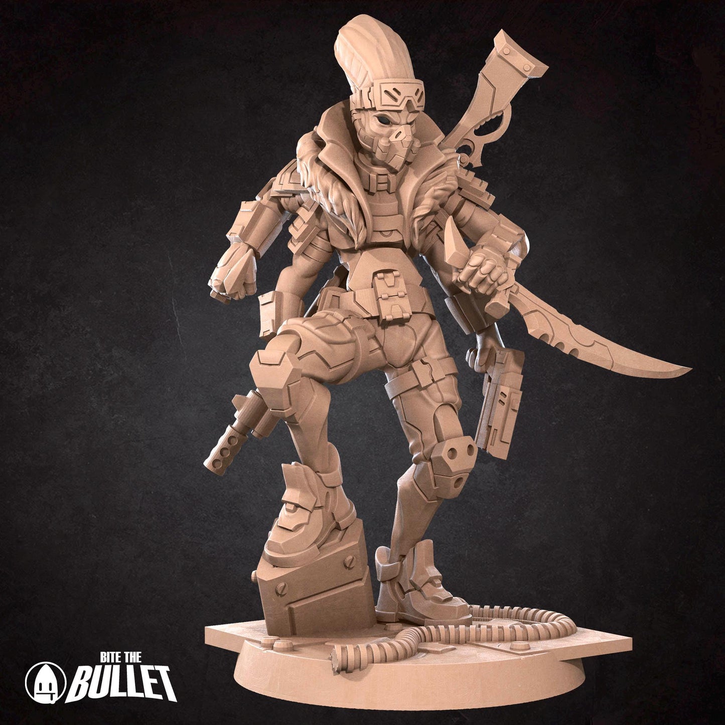 Idarien Operative | Bullet Galaxy | Bite The Bullet | 35mm Scale | Resin Printed Tabletop RPG Miniature Figures | DND | 5E