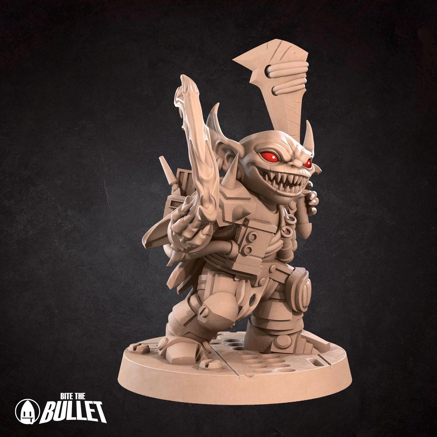 Space Goblin Witchwarper | Bullet Galaxy | Bite The Bullet | 35mm Scale | Resin Printed Tabletop RPG Miniature Figures | DND | 5E