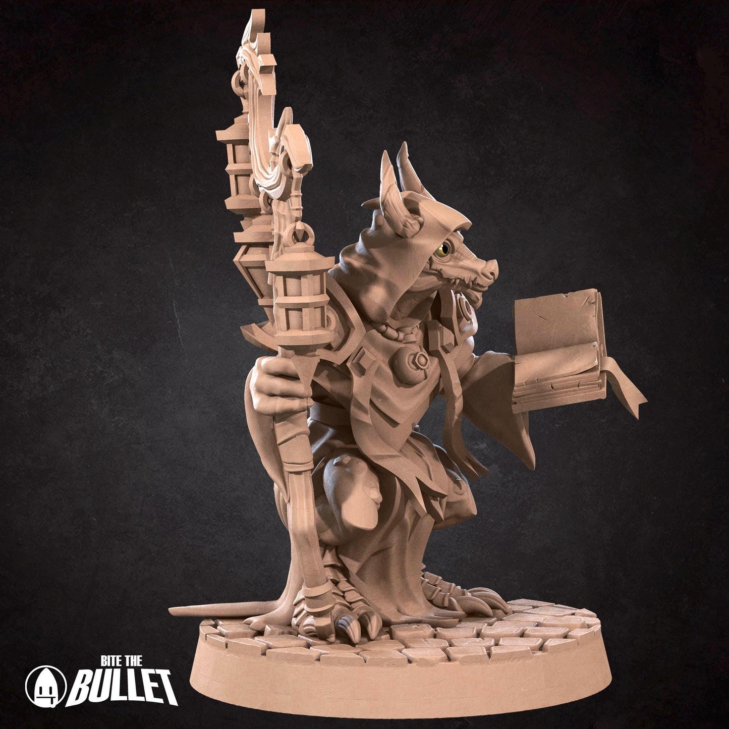 Kobold Cleric | Kobolds D&D | Bite The Bullet | 35mm Scale | Resin Printed Tabletop RPG Miniature Figures | DND | 5E