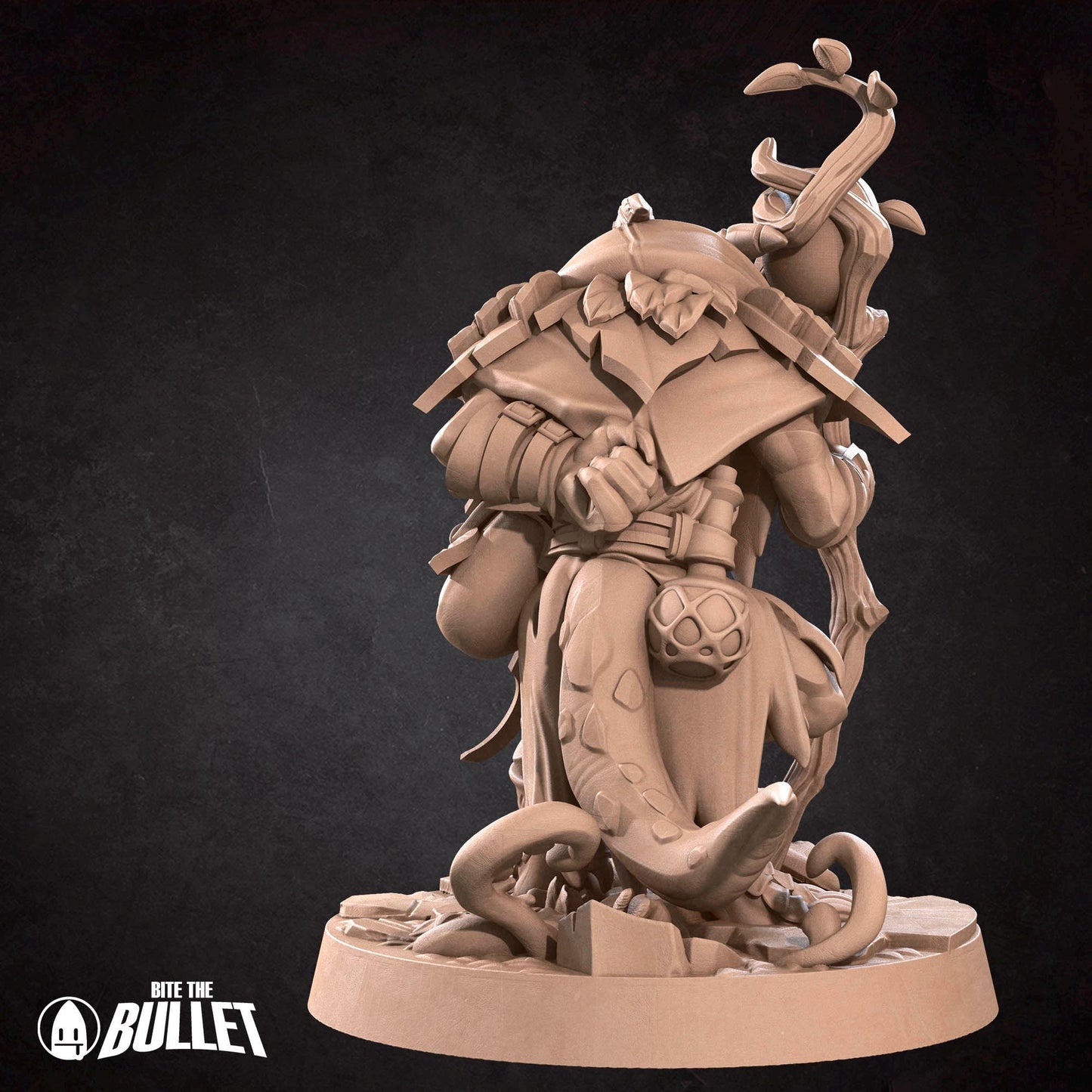 Kobold Druid | Kobolds D&D | Bite The Bullet | 35mm Scale | Resin Printed Tabletop RPG Miniature Figures | DND | 5E