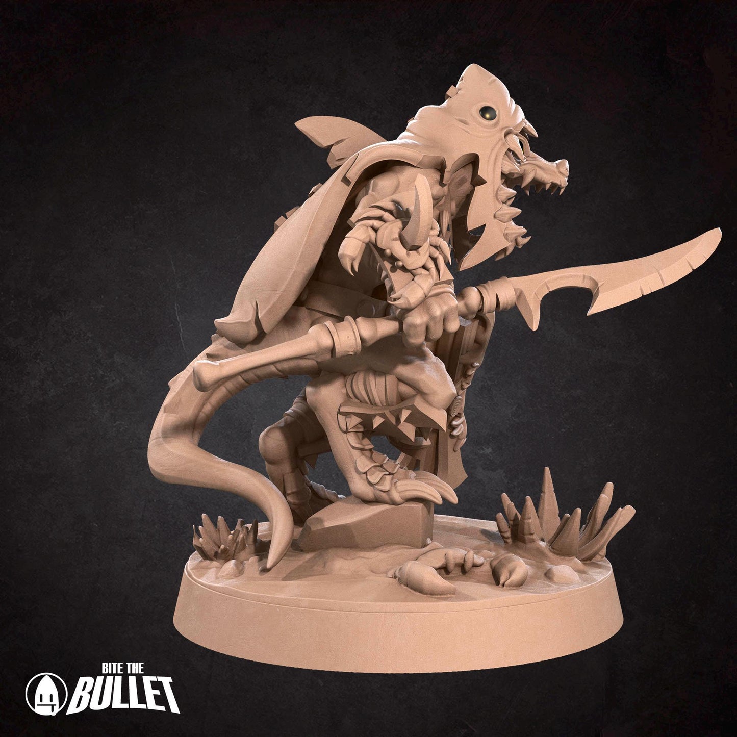 Kobold Fighter | Kobolds D&D | Bite The Bullet | 35mm Scale | Resin Printed Tabletop RPG Miniature Figures | DND | 5E