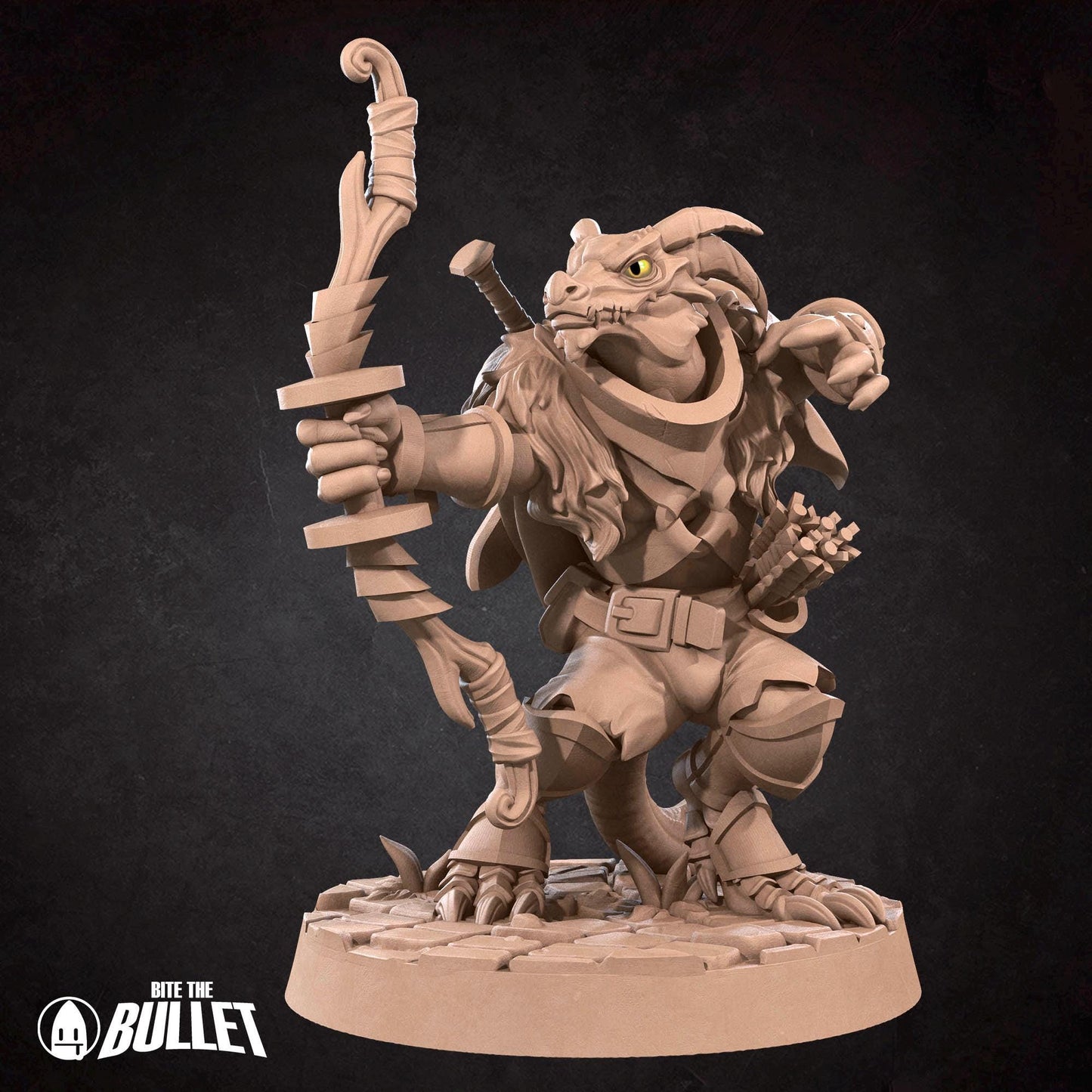 Kobold Ranger | Kobolds D&D | Bite The Bullet | 35mm Scale | Resin Printed Tabletop RPG Miniature Figures | DND | 5E
