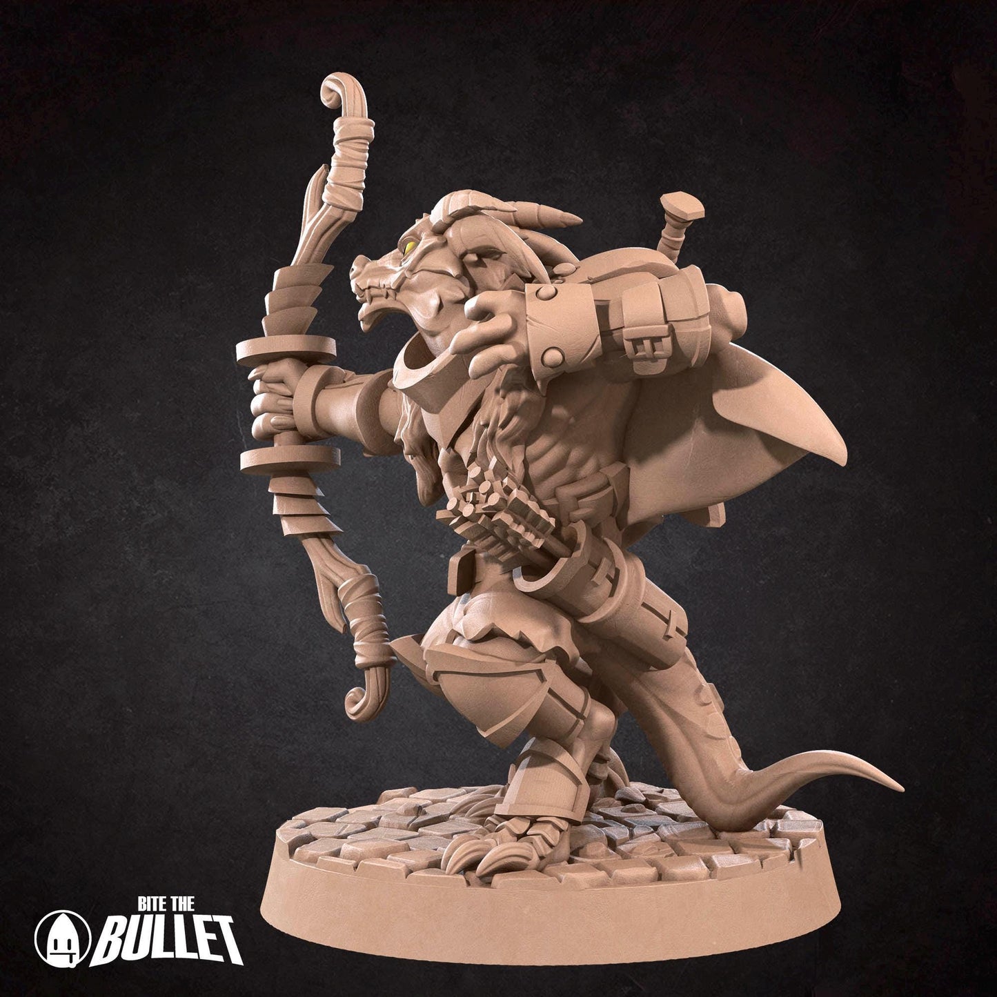 Kobold Ranger | Kobolds D&D | Bite The Bullet | 35mm Scale | Resin Printed Tabletop RPG Miniature Figures | DND | 5E