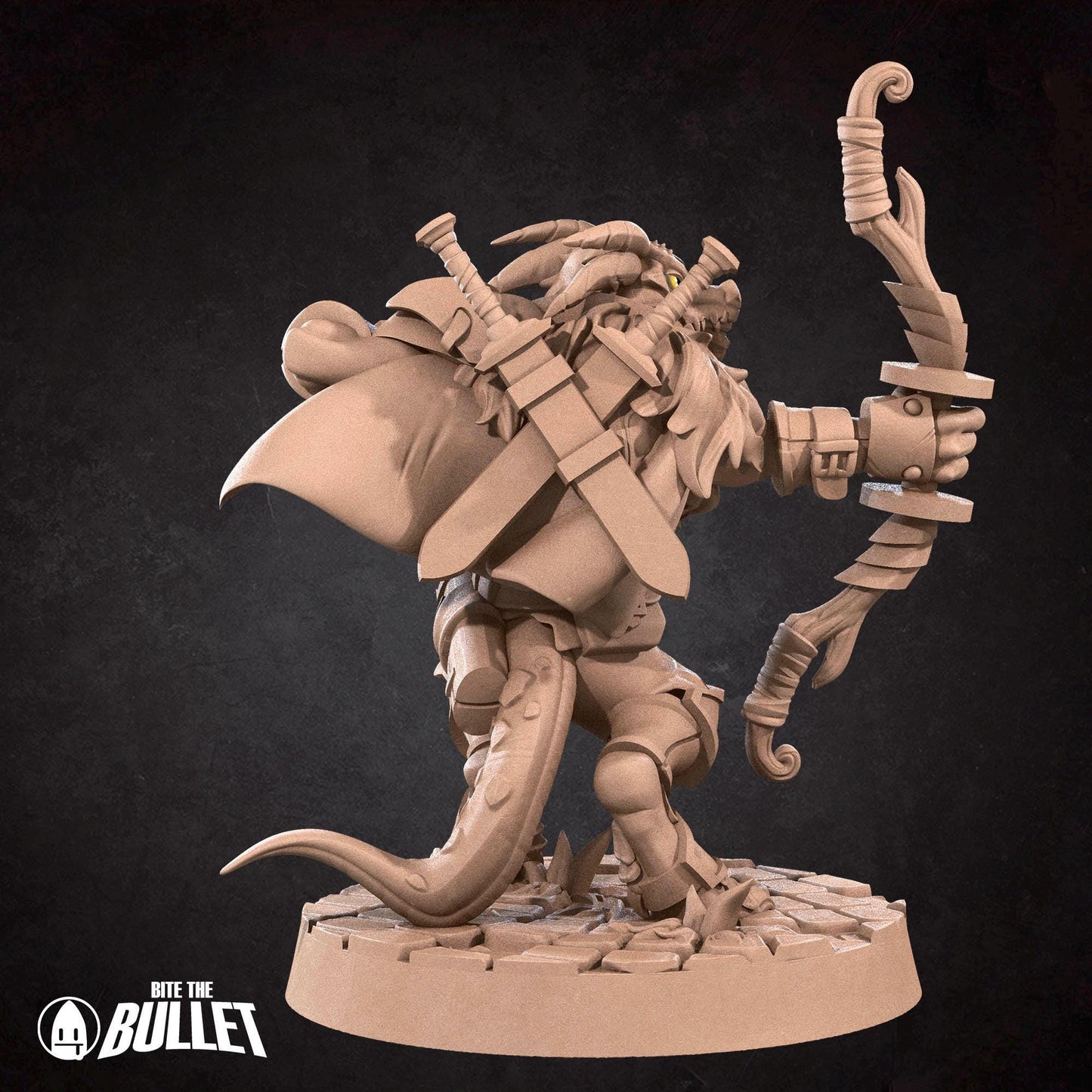 Kobold Ranger | Kobolds D&D | Bite The Bullet | 35mm Scale | Resin Printed Tabletop RPG Miniature Figures | DND | 5E