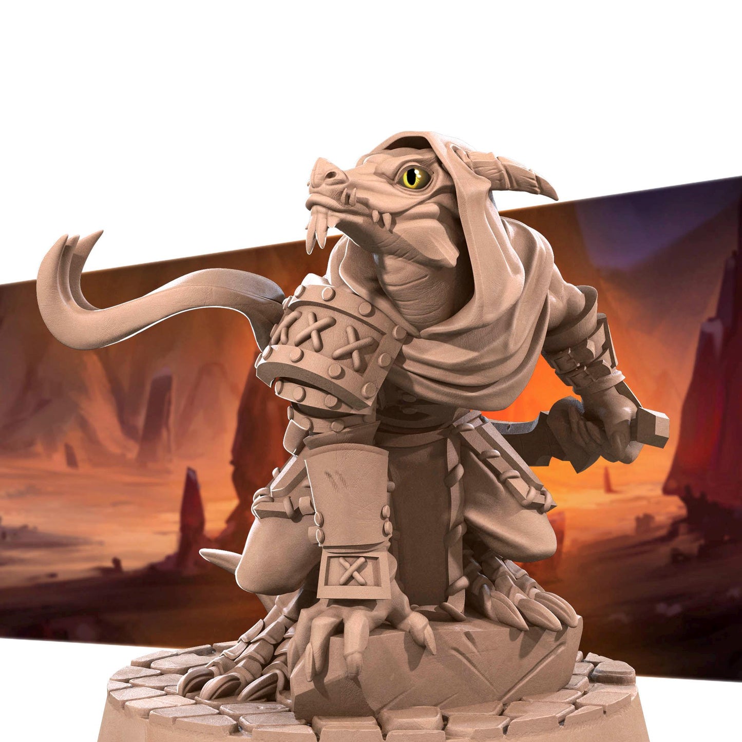 Kobold Rogue | Kobolds D&D | Bite The Bullet | 35mm Scale | Resin Printed Tabletop RPG Miniature Figures | DND | 5E