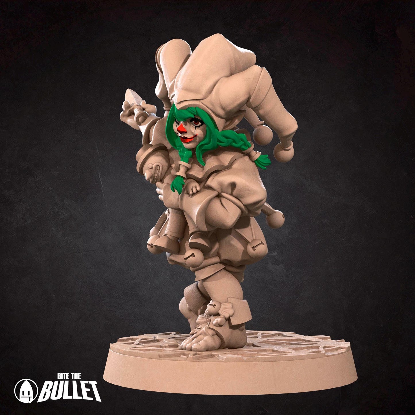 Halfling Daggerthrower | Horror Circus | Bite The Bullet | 35mm Scale | Resin Printed Tabletop RPG Miniature Figures | DND | 5E