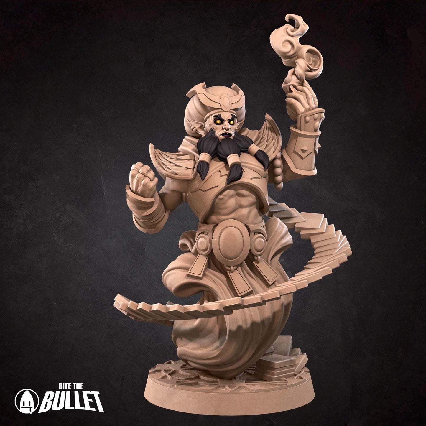 Djinn Diviner | Horror Circus | Bite The Bullet | 35mm Scale | Resin Printed Tabletop RPG Miniature Figures | DND | 5E