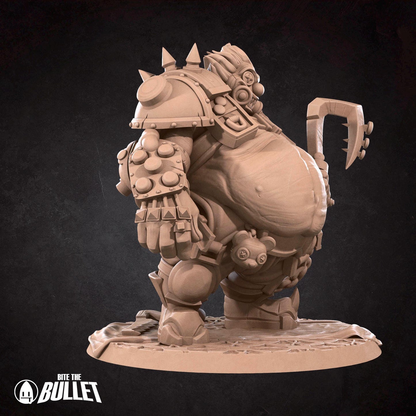 Junkhog Clown | Horror Circus | Bite The Bullet | 35mm Scale | Resin Printed Tabletop RPG Miniature Figures | DND | 5E