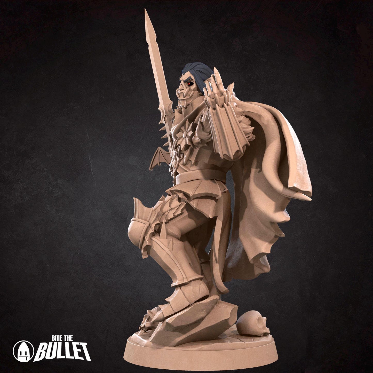 Vampire Warrior | Vampires Pt. 2 | Bite The Bullet | 35mm Scale | Resin Printed Tabletop RPG Miniature Figures | DND | 5E