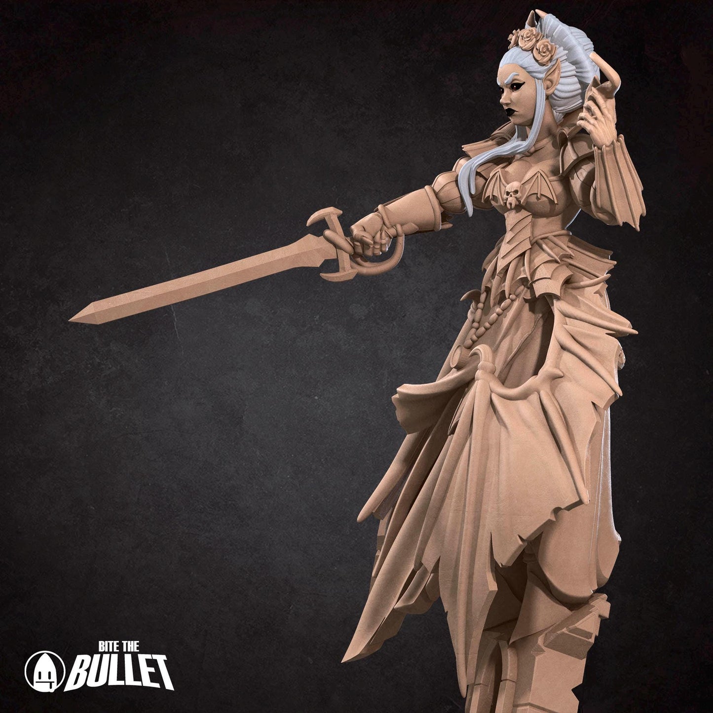 Vampire Witch | Vampires Pt. 2 | Bite The Bullet | 35mm Scale | Resin Printed Tabletop RPG Miniature Figures | DND | 5E