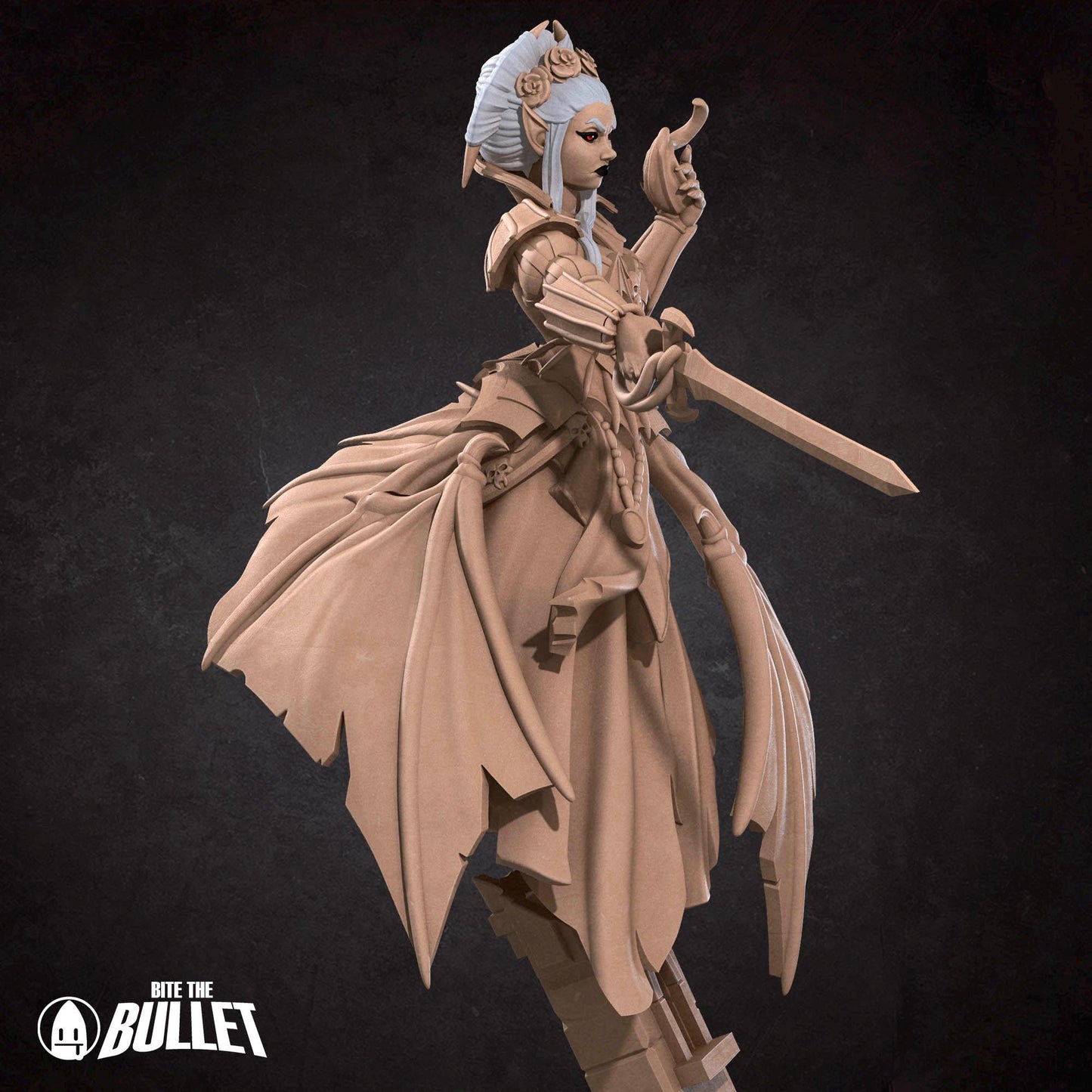 Vampire Witch | Vampires Pt. 2 | Bite The Bullet | 35mm Scale | Resin Printed Tabletop RPG Miniature Figures | DND | 5E