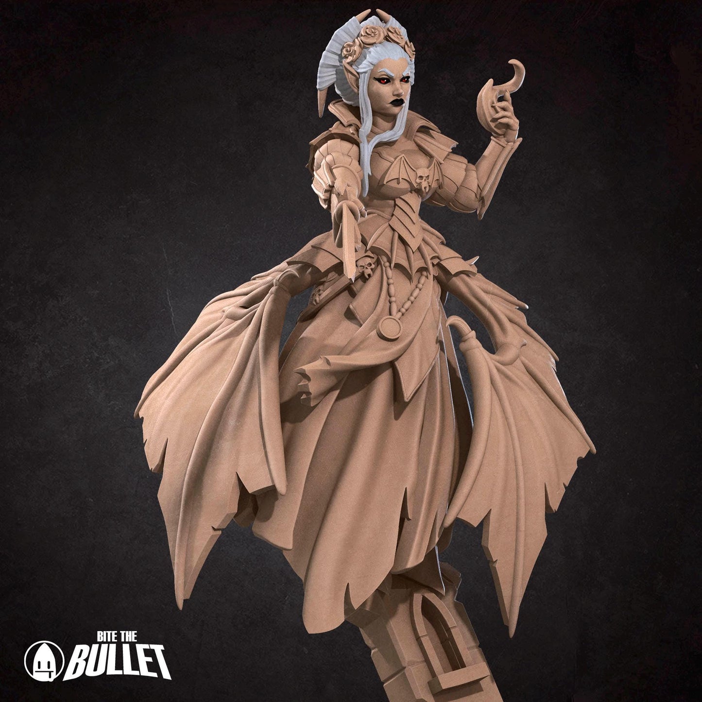 Vampire Witch | Vampires Pt. 2 | Bite The Bullet | 35mm Scale | Resin Printed Tabletop RPG Miniature Figures | DND | 5E