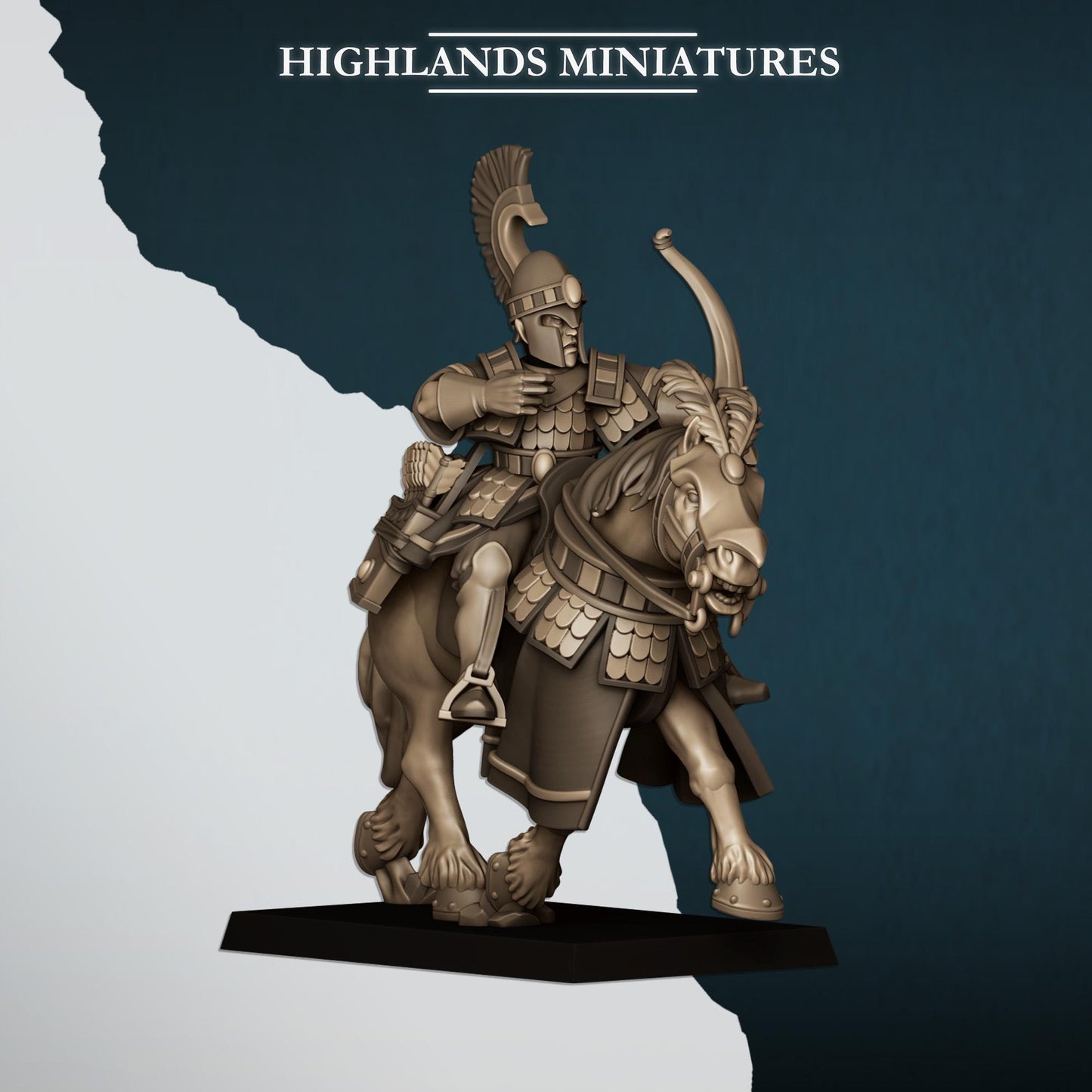 Aegean Sea Hippeis | Aegean Elves | Highland Miniatures | 32mm Scale Resin Tabletop RPG Figures for Roleplaying and Wargaming