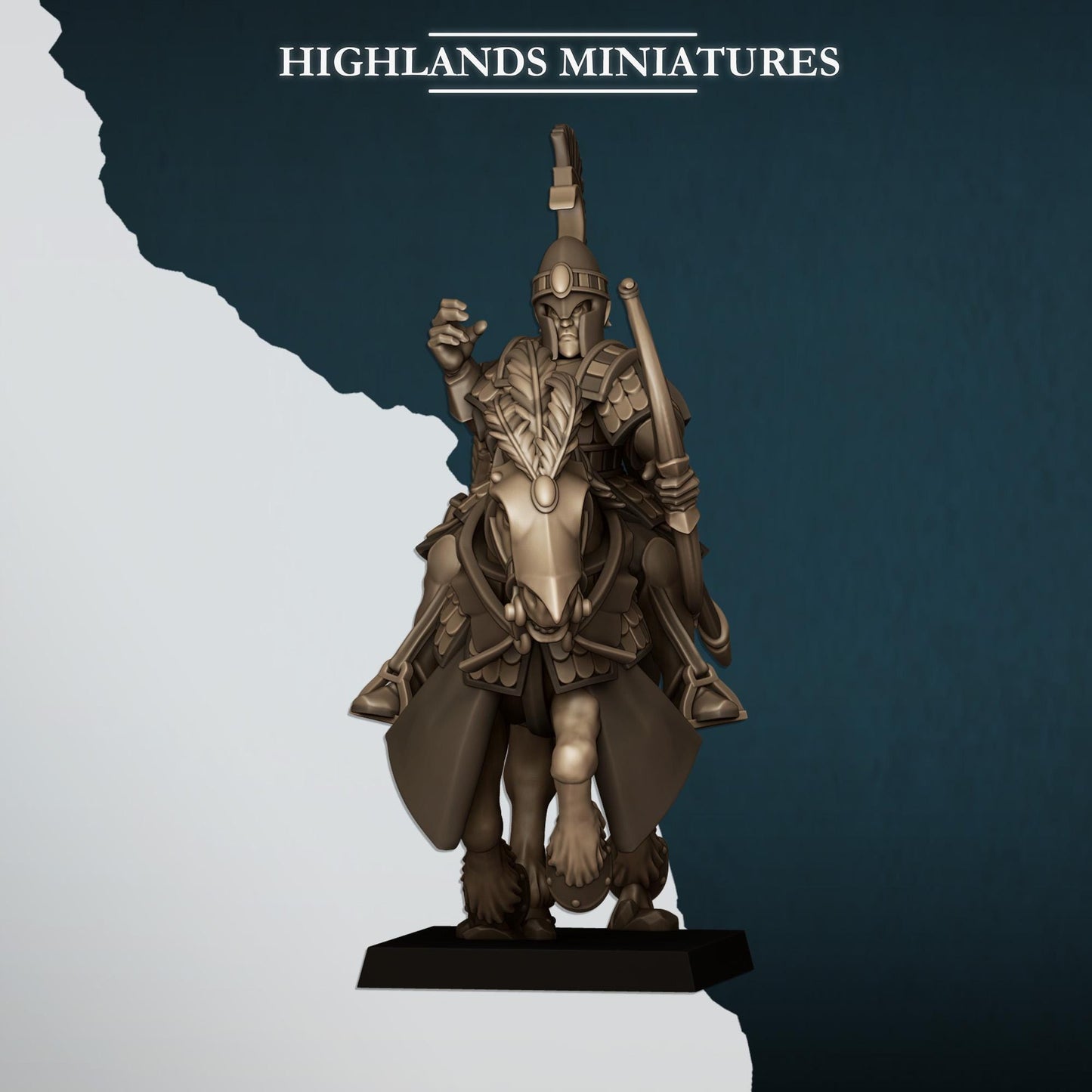 Aegean Sea Hippeis | Aegean Elves | Highland Miniatures | 32mm Scale Resin Tabletop RPG Figures for Roleplaying and Wargaming