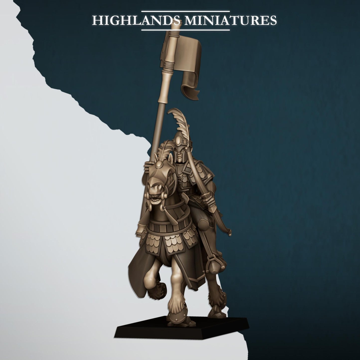 Aegean Sea Hippeis | Aegean Elves | Highland Miniatures | 32mm Scale Resin Tabletop RPG Figures for Roleplaying and Wargaming
