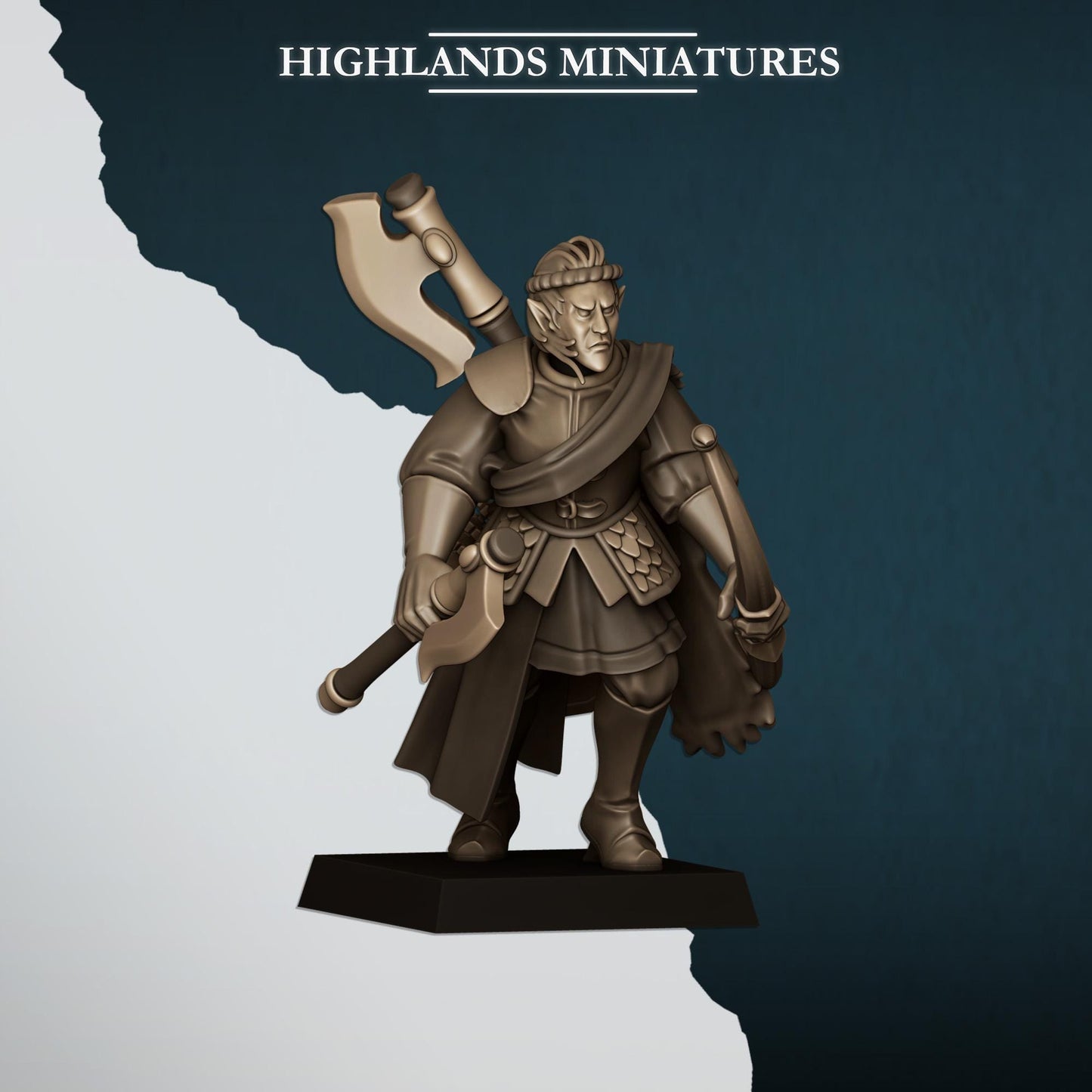 Nemean Lions With Bows | Nemean | Highland Miniatures | 32mm Scale Resin Tabletop RPG Figures for Roleplaying and Wargaming