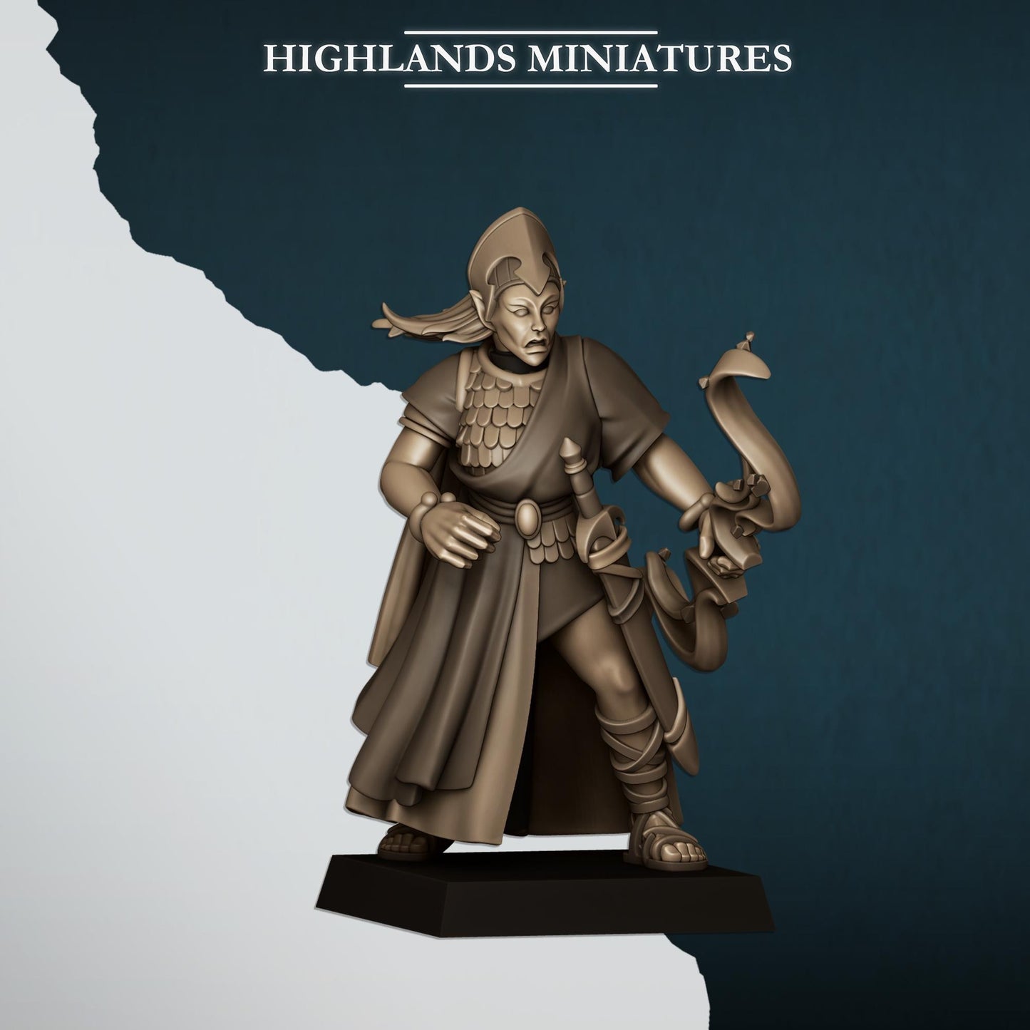 Aegean Maids | Aegean Elves | Highland Miniatures | 32mm Scale Resin Tabletop RPG Figures for Roleplaying and Wargaming