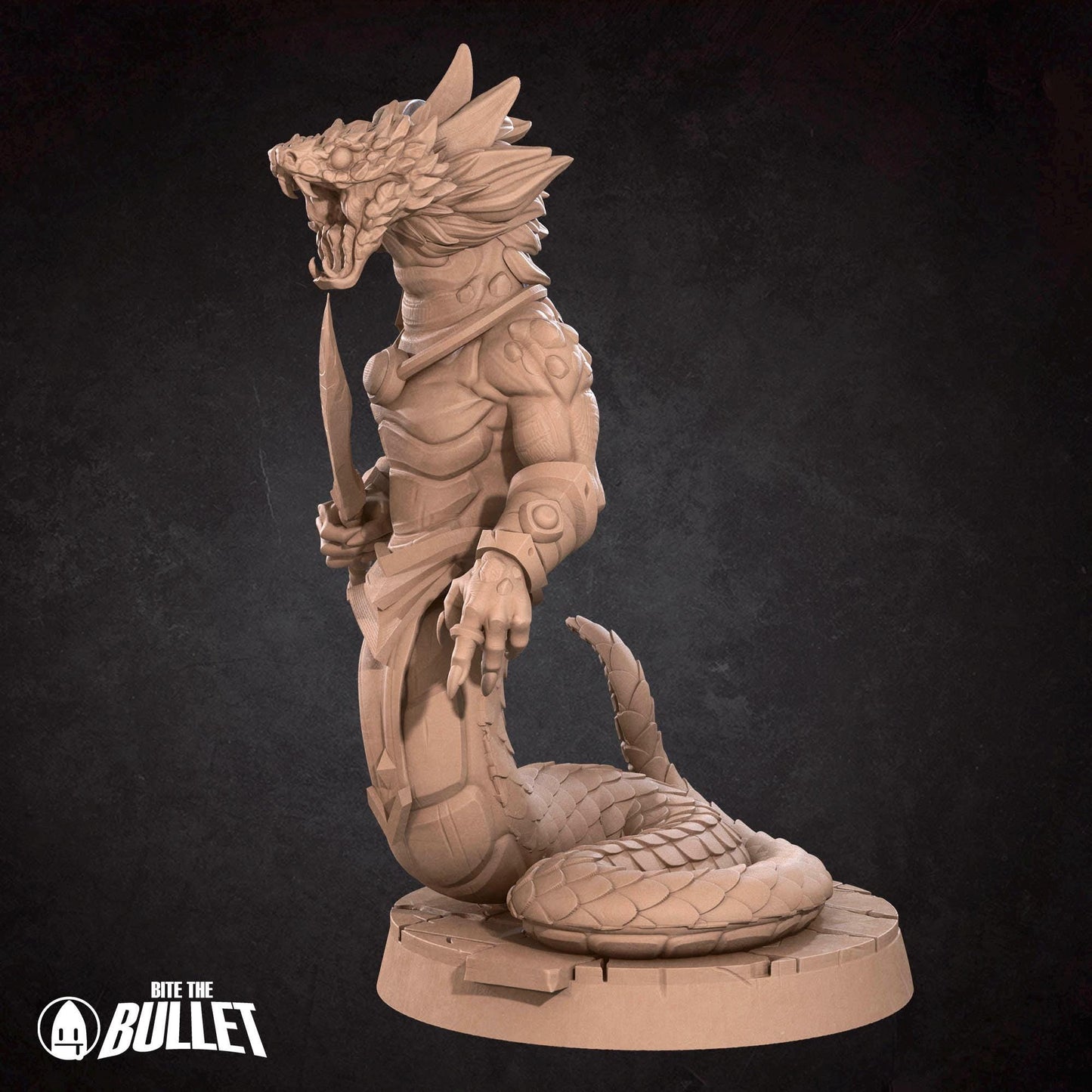 Yuan Ti | Iconic Monsters | Bite The Bullet | 35mm Scale | Resin Printed Tabletop RPG Miniature Figures | DND | 5E