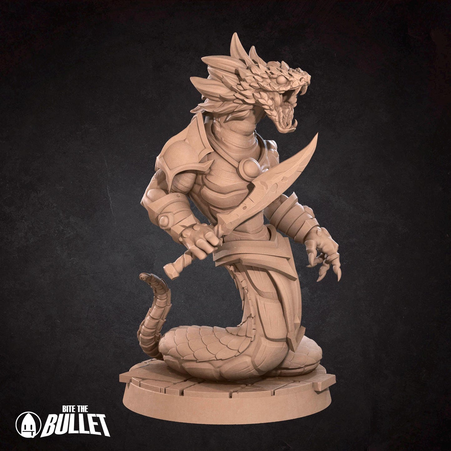 Yuan Ti | Iconic Monsters | Bite The Bullet | 35mm Scale | Resin Printed Tabletop RPG Miniature Figures | DND | 5E