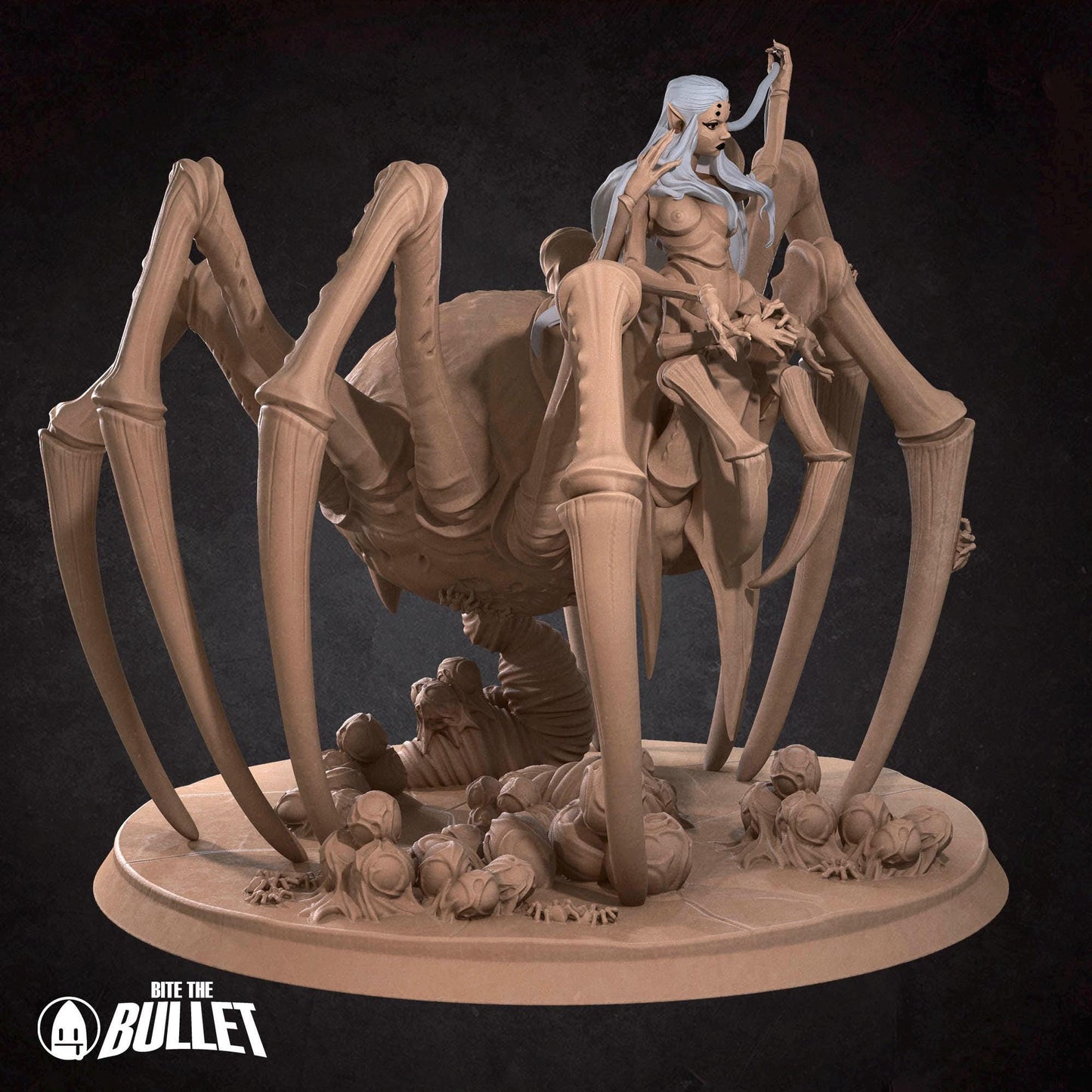 Lolth | Iconic Monsters | Bite The Bullet | 35mm Scale | Resin Printed Tabletop RPG Miniature Figures | DND | 5E