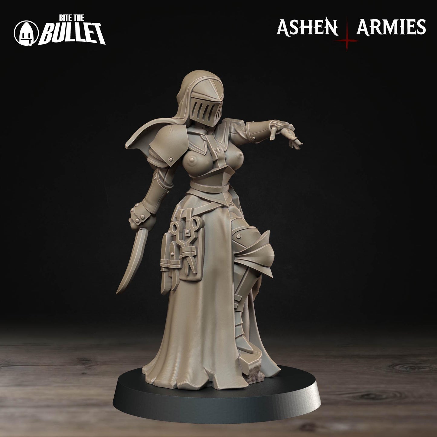 Combat Medic New | Bullet Crusade: Sanctified Legion | Bite The Bullet | 35mm Scale | Resin Printed Tabletop RPG Miniature Figures
