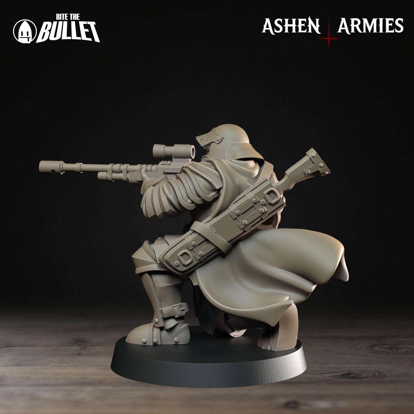 Shocktroopers | Bullet Crusade: Sanctified Legion | Bite The Bullet | 35mm Scale | Resin Printed Tabletop RPG Miniature Figures