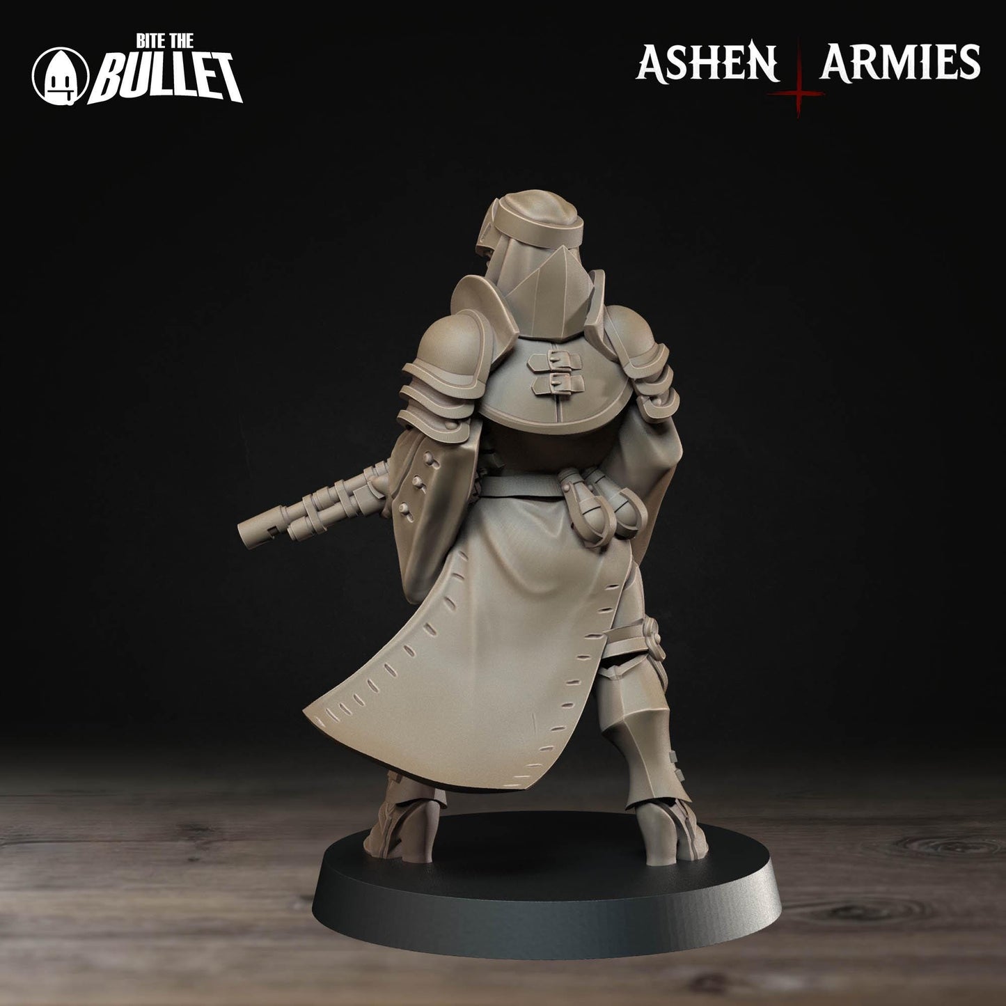 Sniper Priest - Rifle | Bullet Crusade: Sanctified Legion | Bite The Bullet | 35mm Scale | Resin Printed Tabletop RPG Miniature Figures