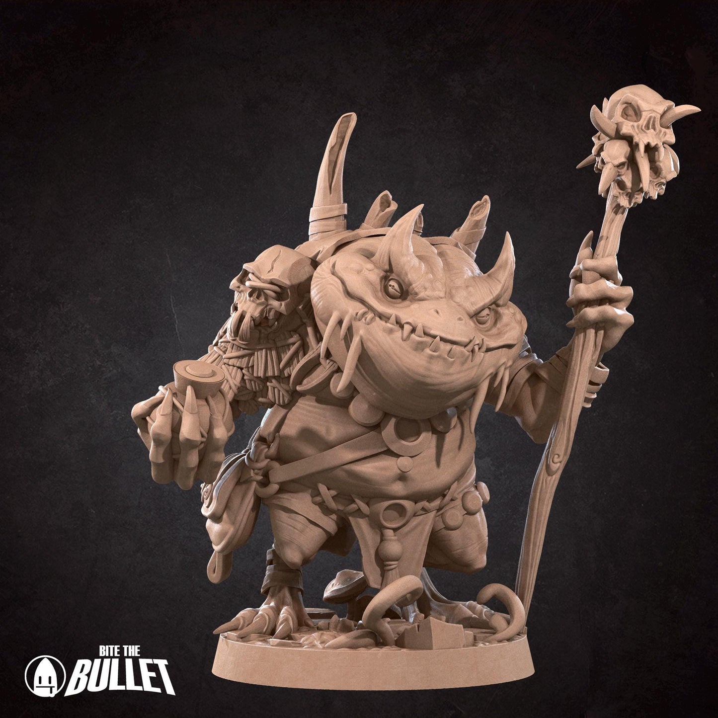 Slaad | Iconic Monsters Pt. 2 | Bite The Bullet | 35mm Scale | Resin Printed Tabletop RPG Miniature Figures
